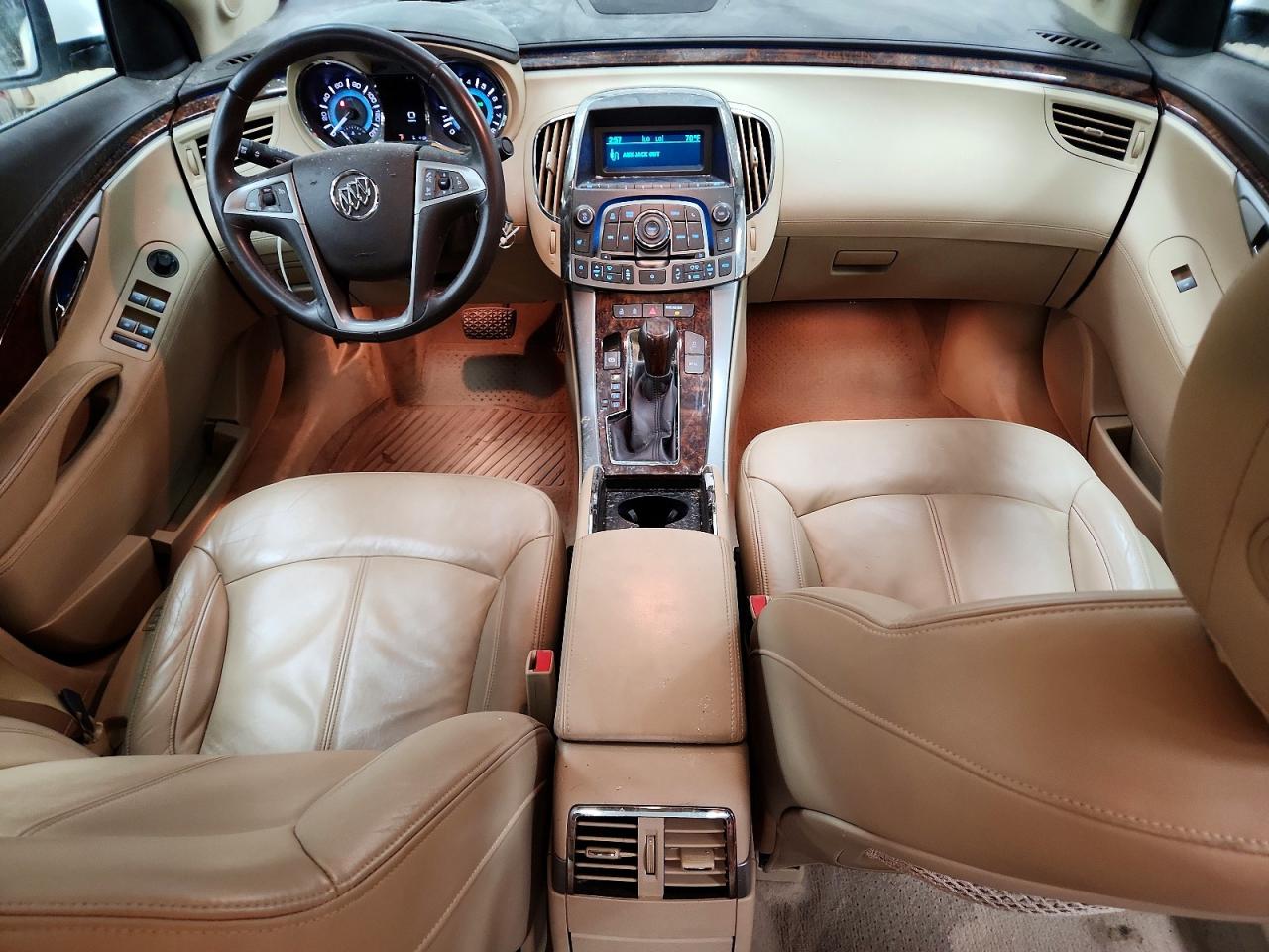 2012 Buick Lacrosse Premium Beige vin: 1G4GE5E31CF269198