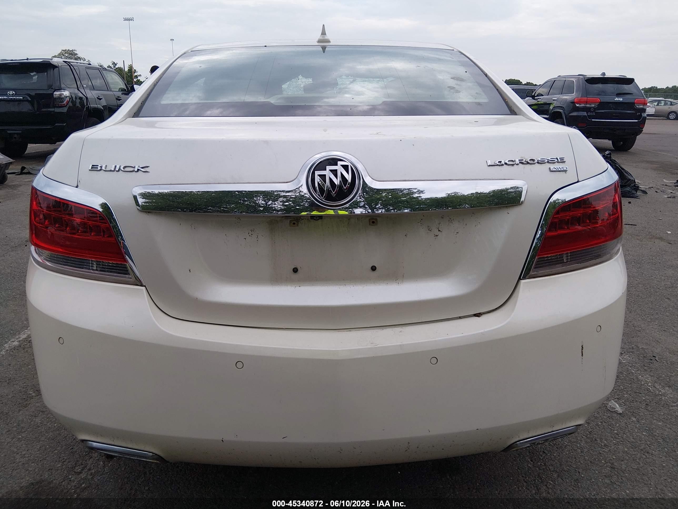 2012 Buick Lacrosse Premium 1 Group White vin: 1G4GE5E35CF139540