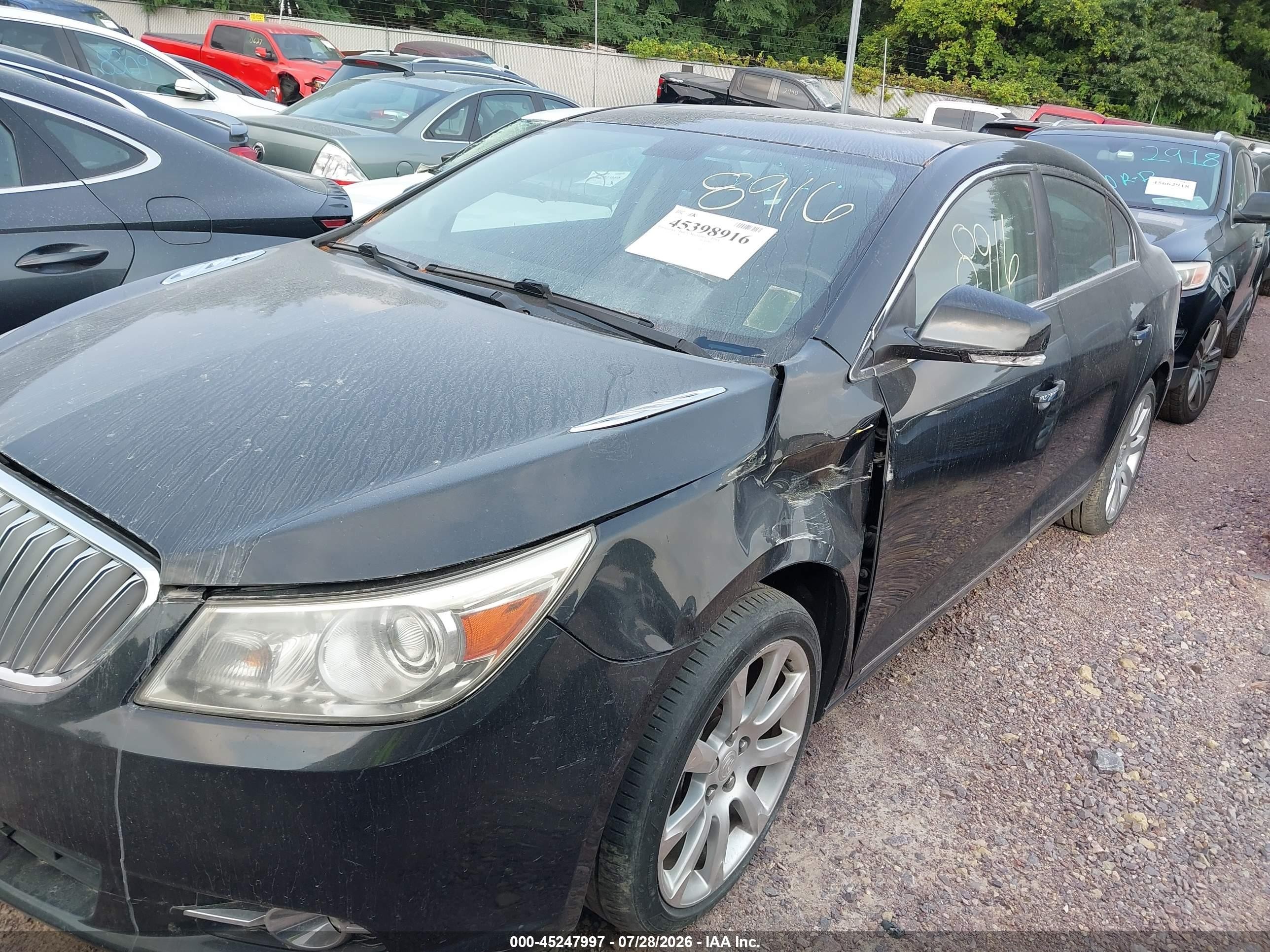 2011 Buick Lacrosse Cxs Black vin: 1G4GE5ED0BF165342