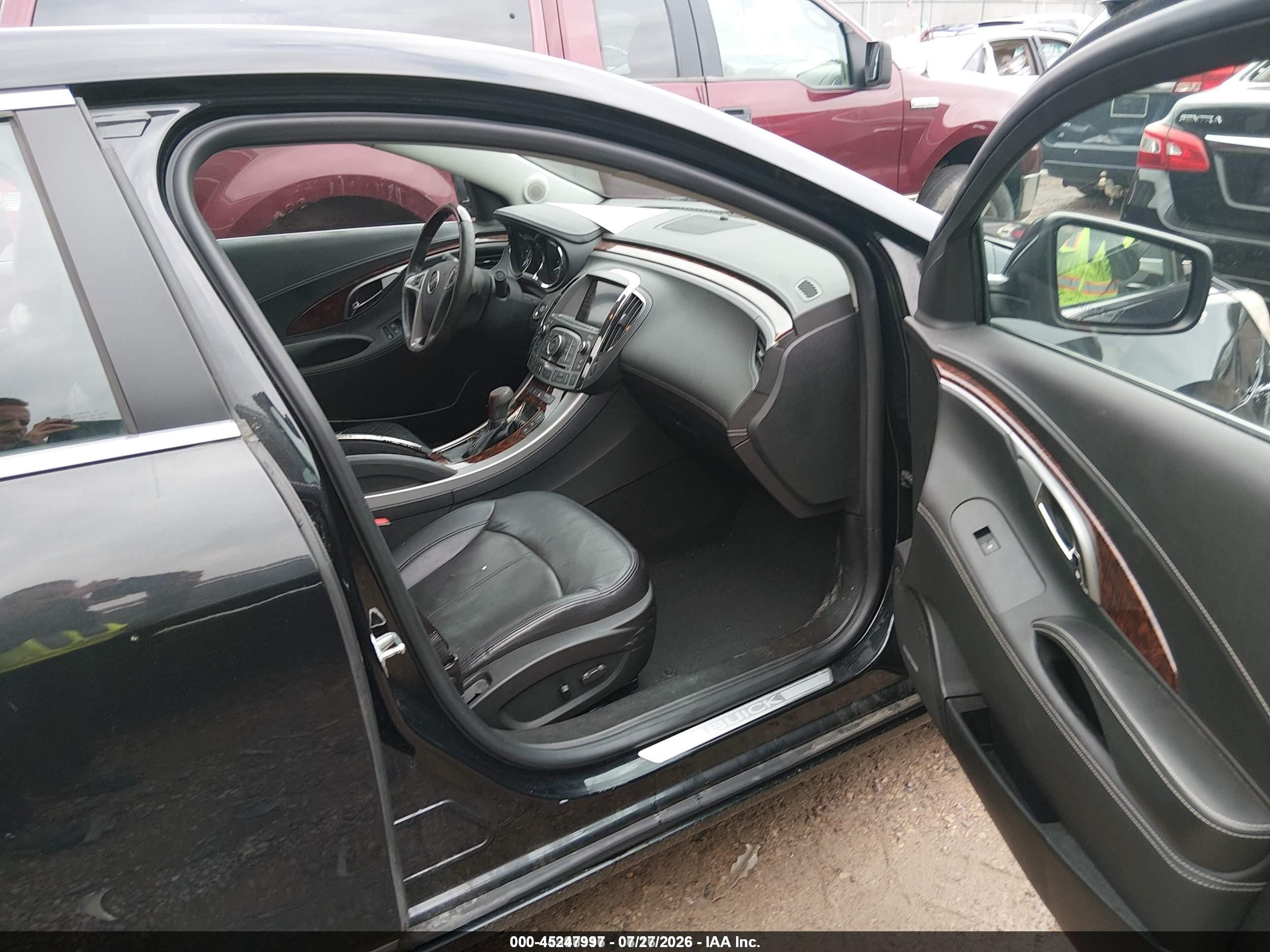 2011 Buick Lacrosse Cxs Black vin: 1G4GE5ED0BF165342