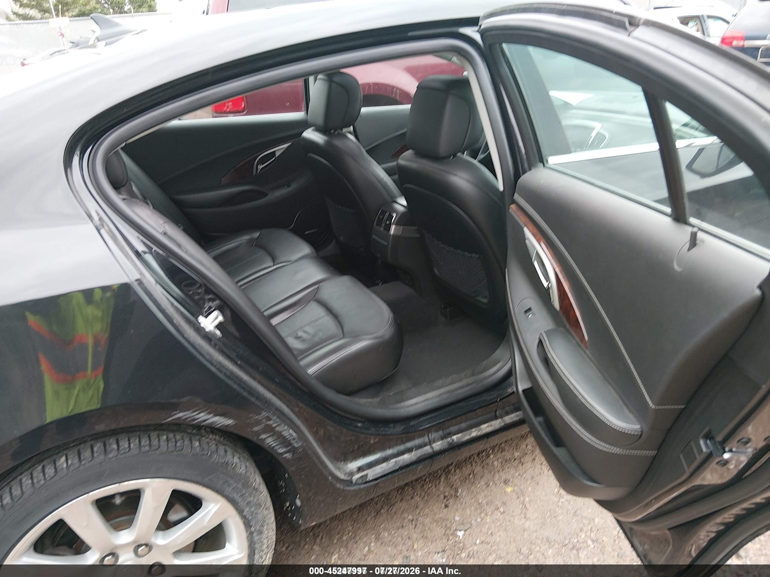 2011 Buick Lacrosse Cxs Black vin: 1G4GE5ED0BF165342
