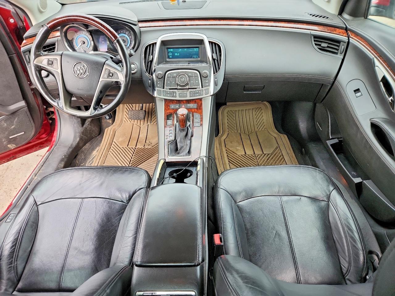2011 Buick Lacrosse Cxs Burgundy vin: 1G4GE5ED0BF307088