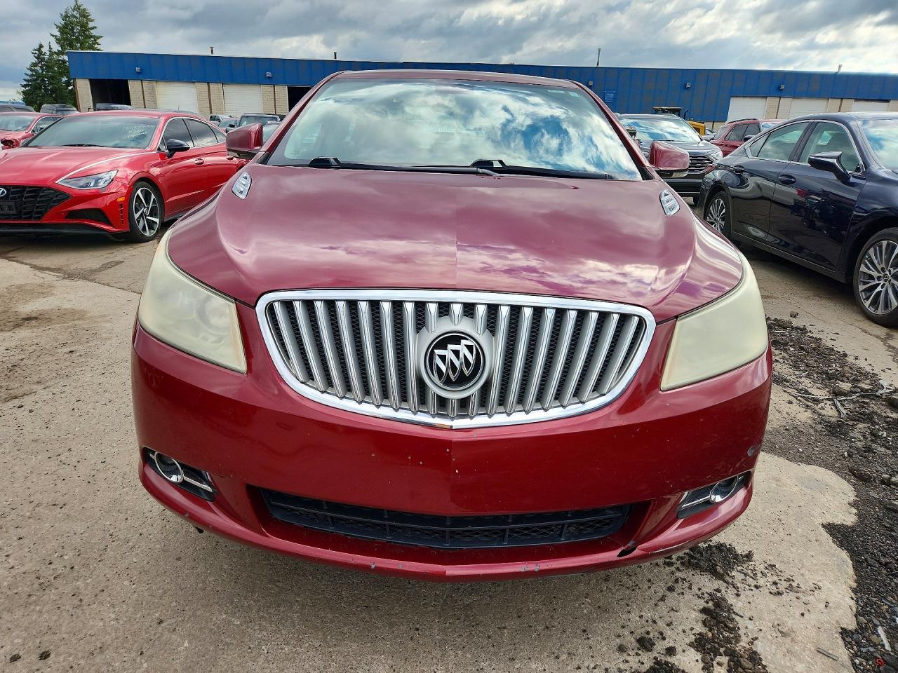 2011 Buick Lacrosse Cxs Burgundy vin: 1G4GE5ED0BF307088