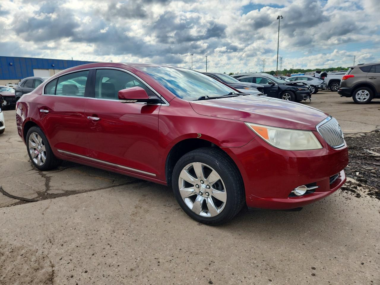 2011 Buick Lacrosse Cxs Burgundy vin: 1G4GE5ED0BF307088