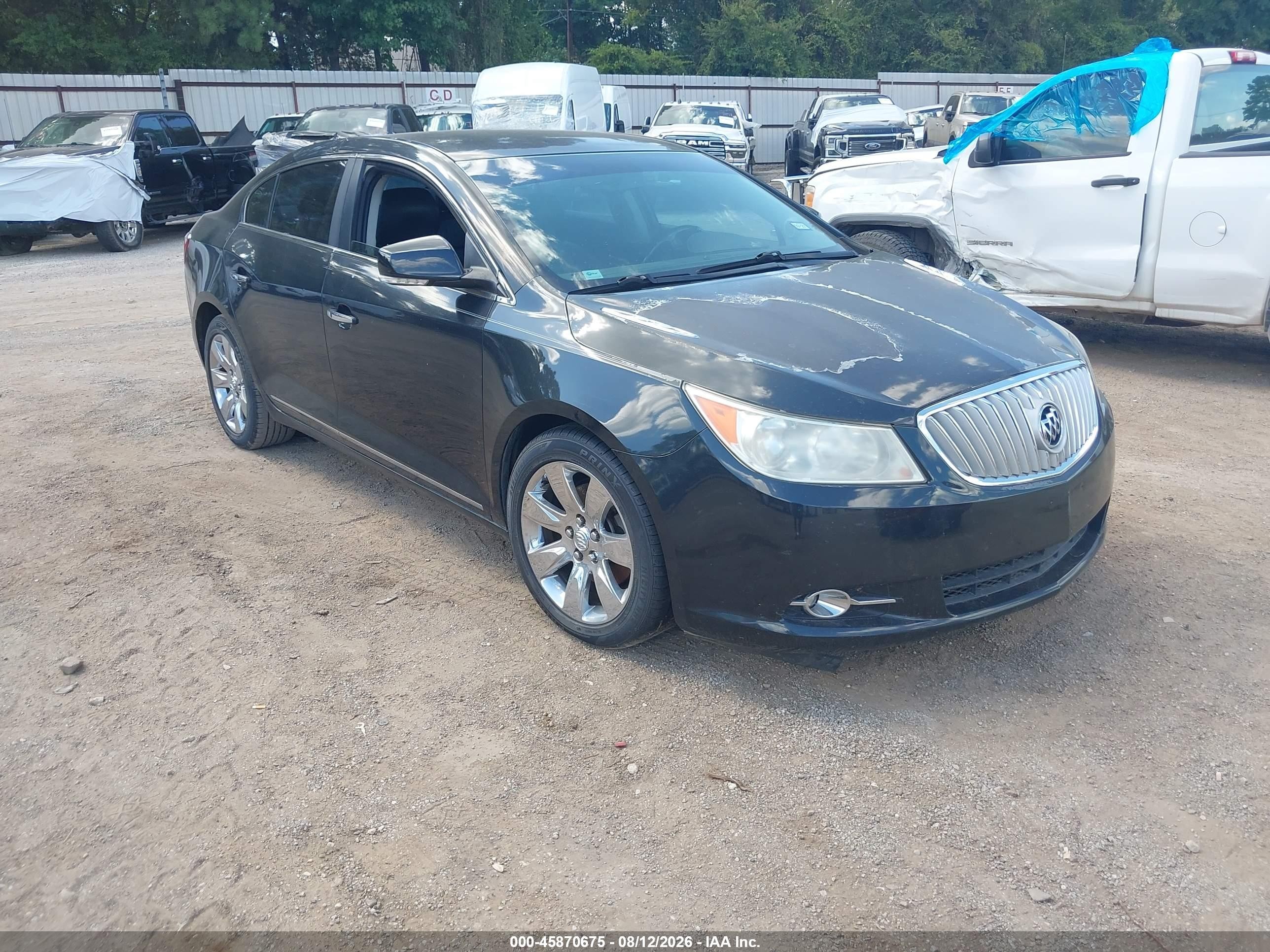 2011 Buick Lacrosse Cxs Black vin: 1G4GE5ED0BF345758