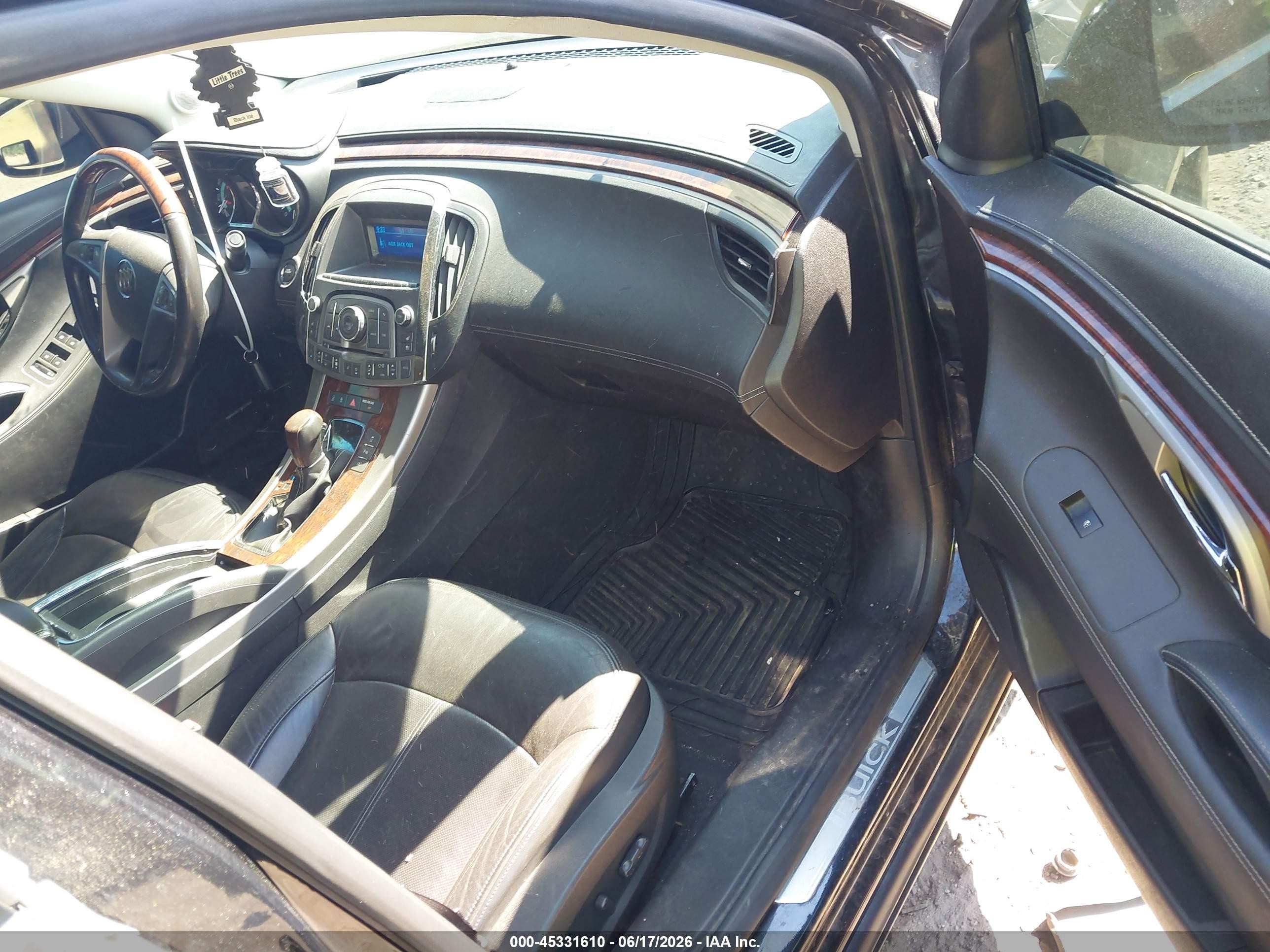 2011 Buick Lacrosse Cxs Black vin: 1G4GE5ED0BF355528