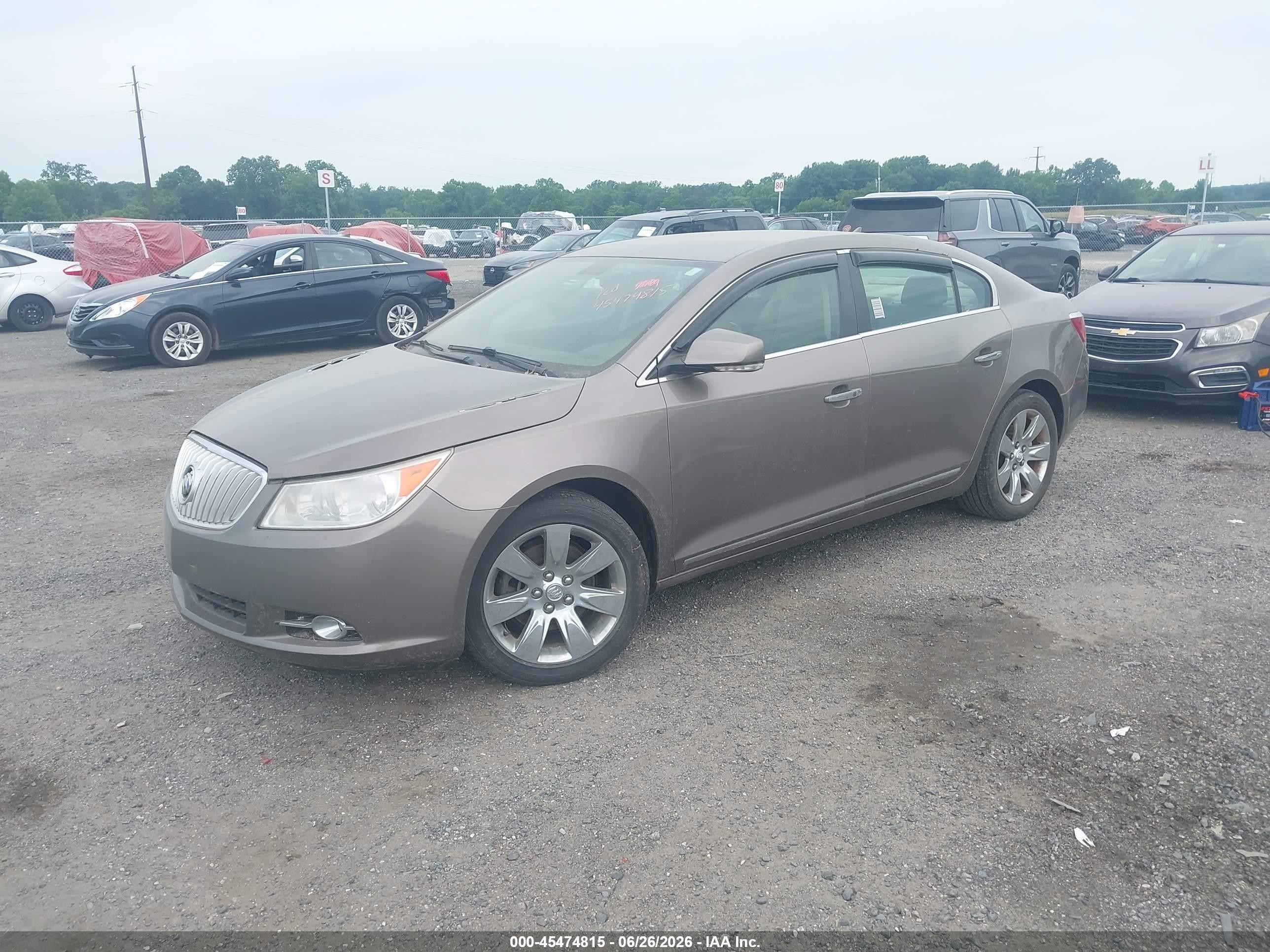 2011 Buick Lacrosse Cxs Brown vin: 1G4GE5ED1BF140692