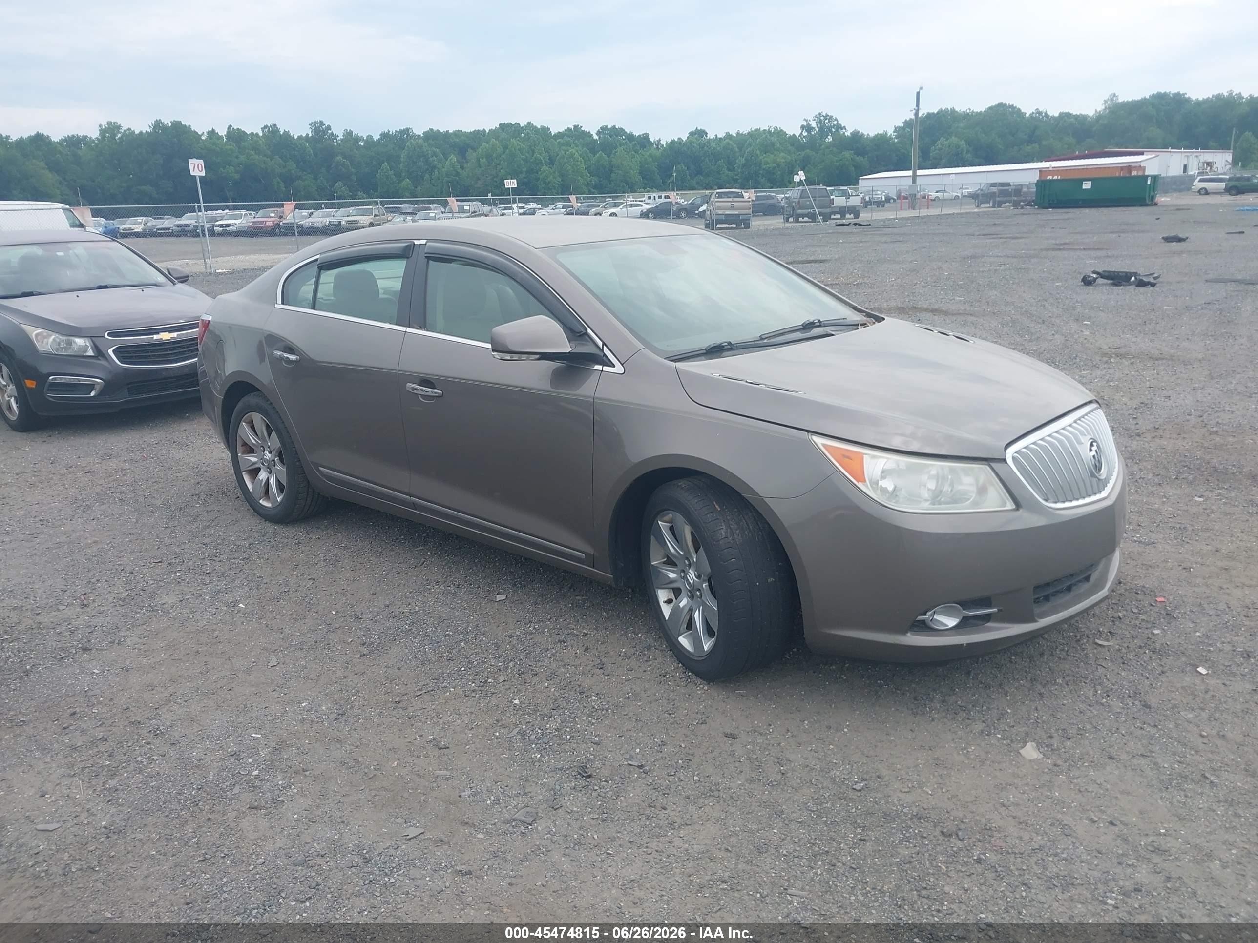 2011 Buick Lacrosse Cxs Brown vin: 1G4GE5ED1BF140692