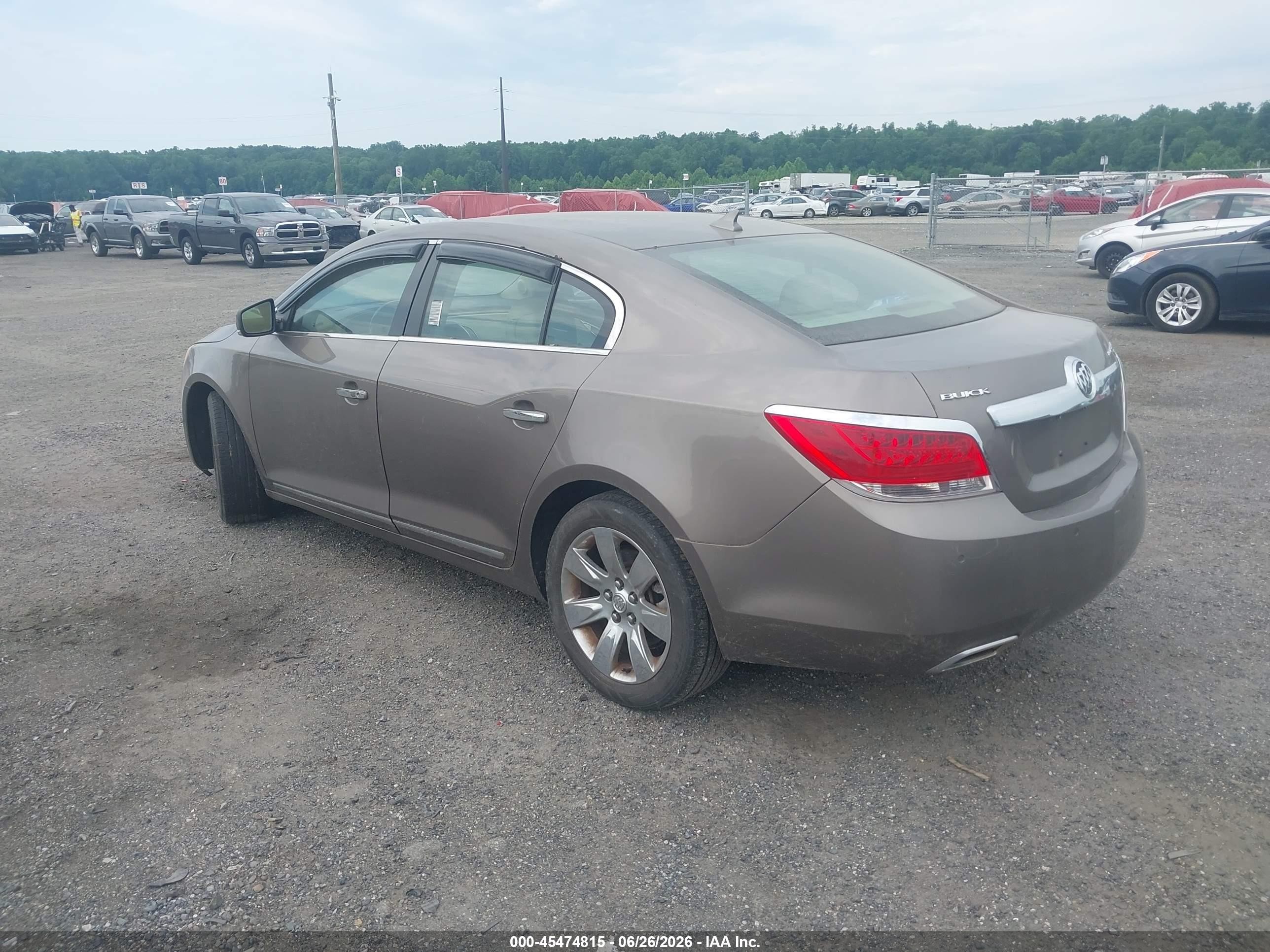 2011 Buick Lacrosse Cxs Brown vin: 1G4GE5ED1BF140692