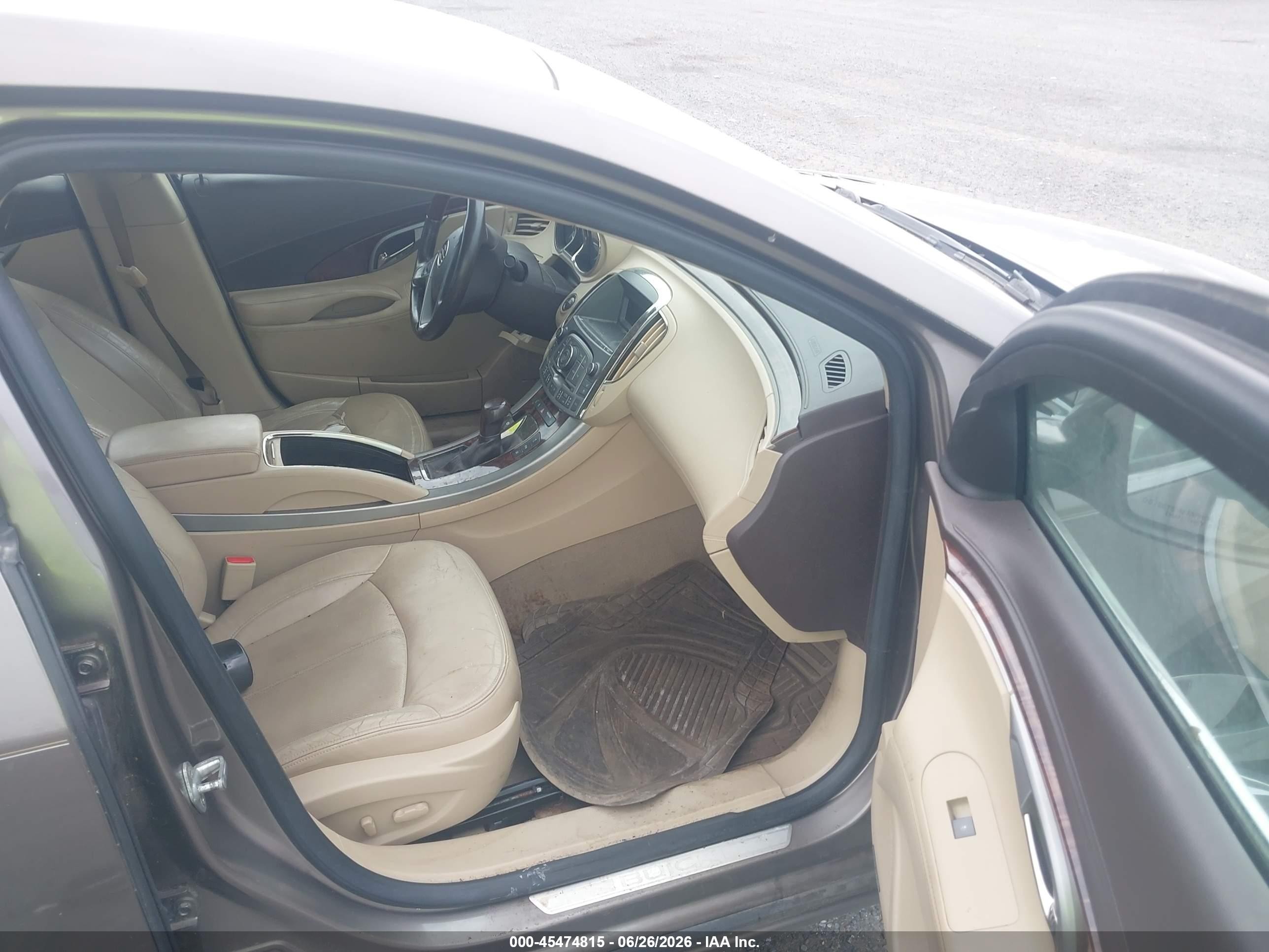 2011 Buick Lacrosse Cxs Brown vin: 1G4GE5ED1BF140692