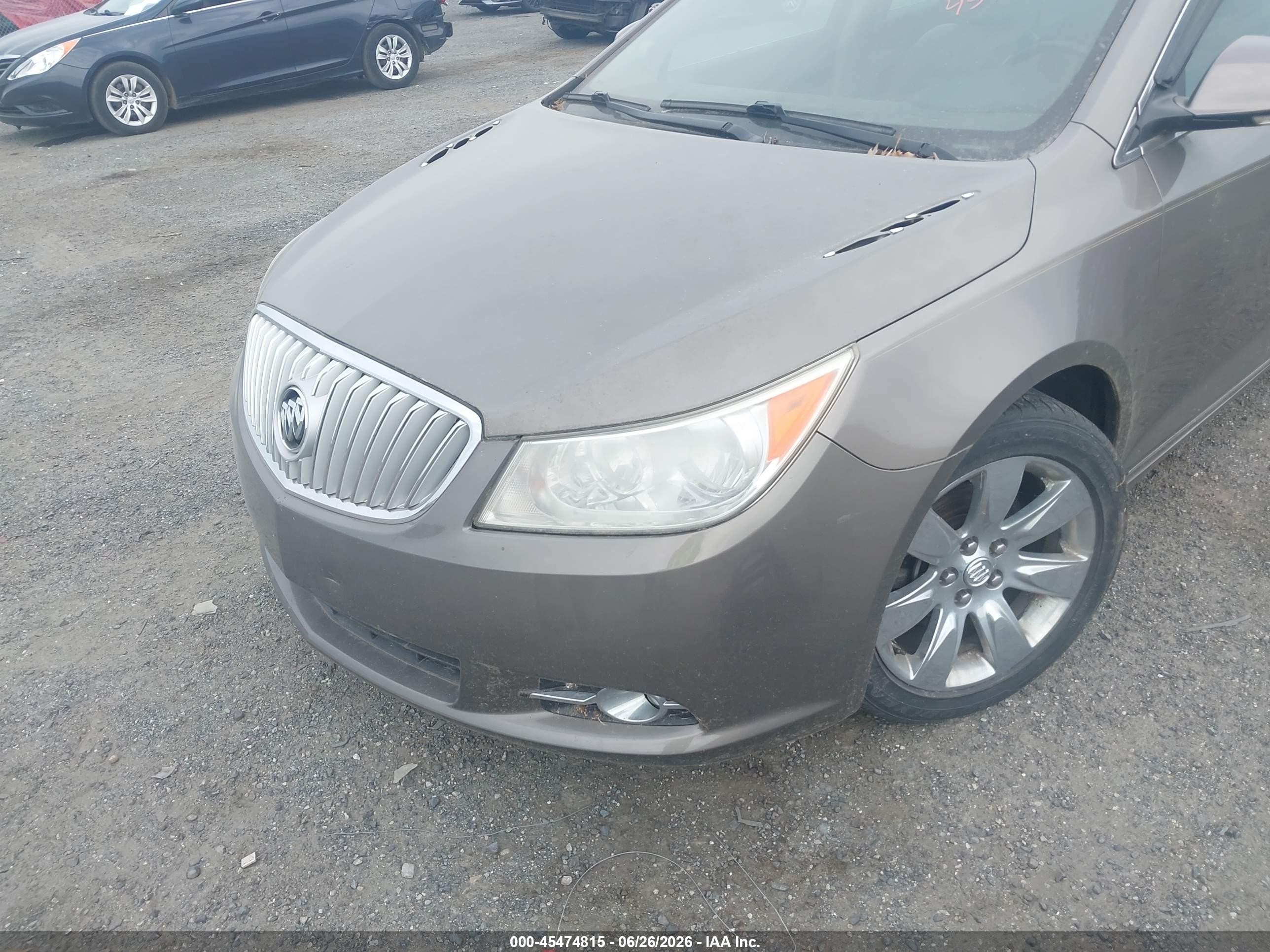 2011 Buick Lacrosse Cxs Brown vin: 1G4GE5ED1BF140692