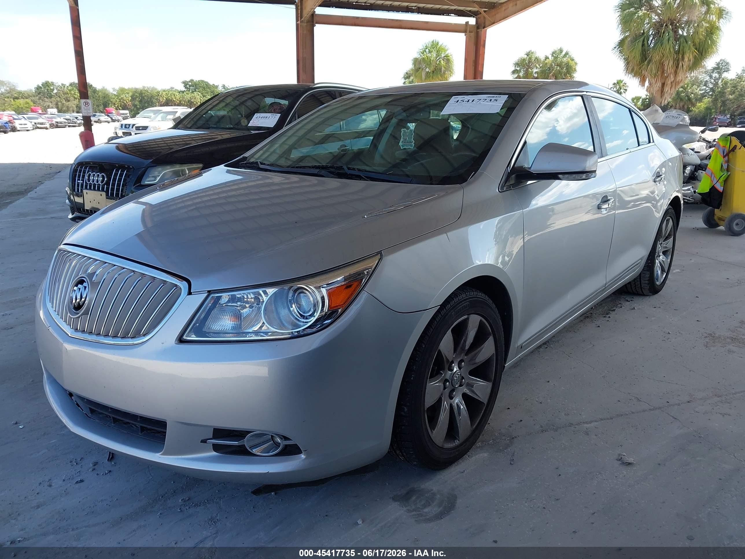 2011 Buick Lacrosse Cxs Silver vin: 1G4GE5ED1BF320092