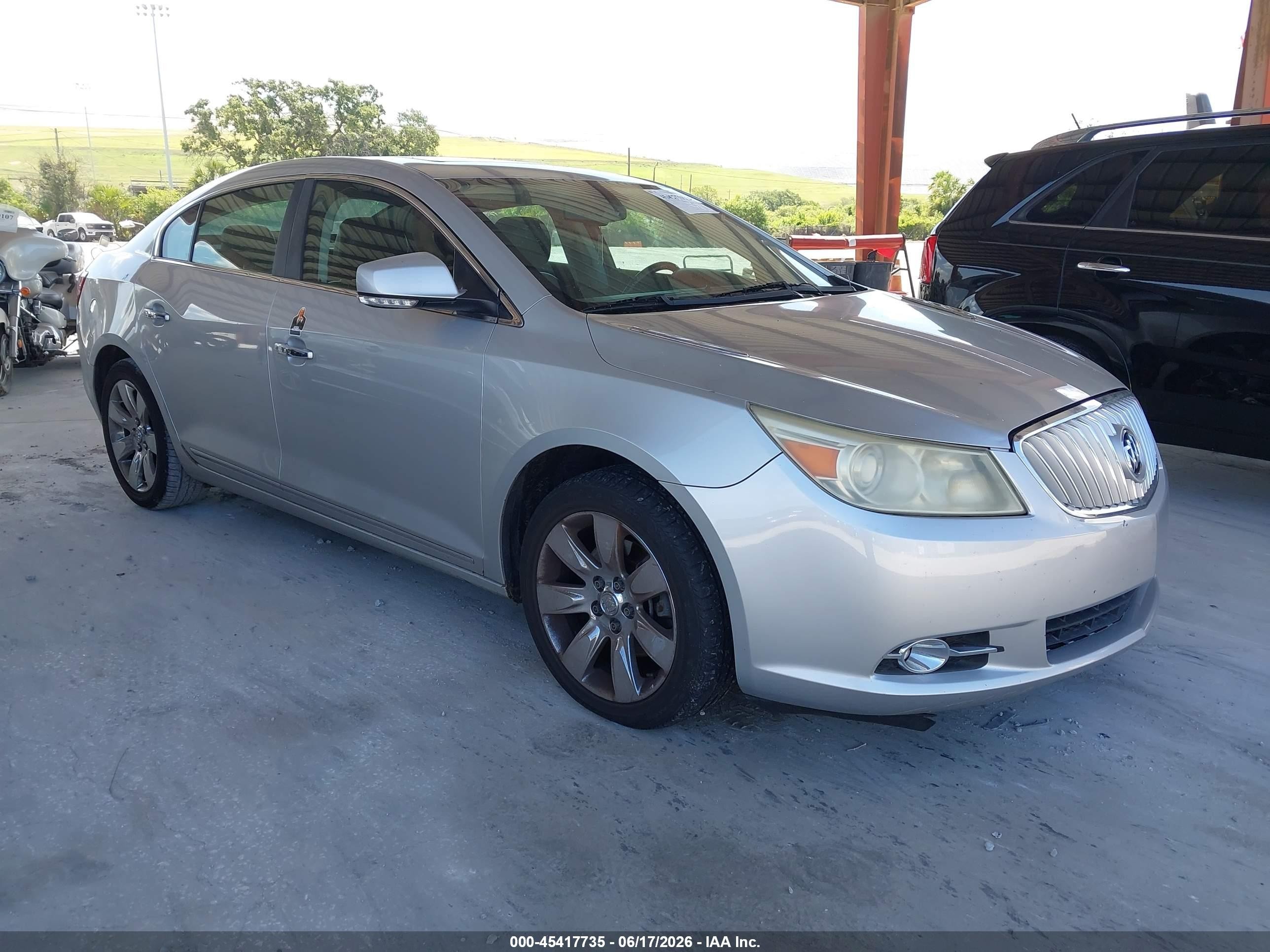 2011 Buick Lacrosse Cxs Silver vin: 1G4GE5ED1BF320092