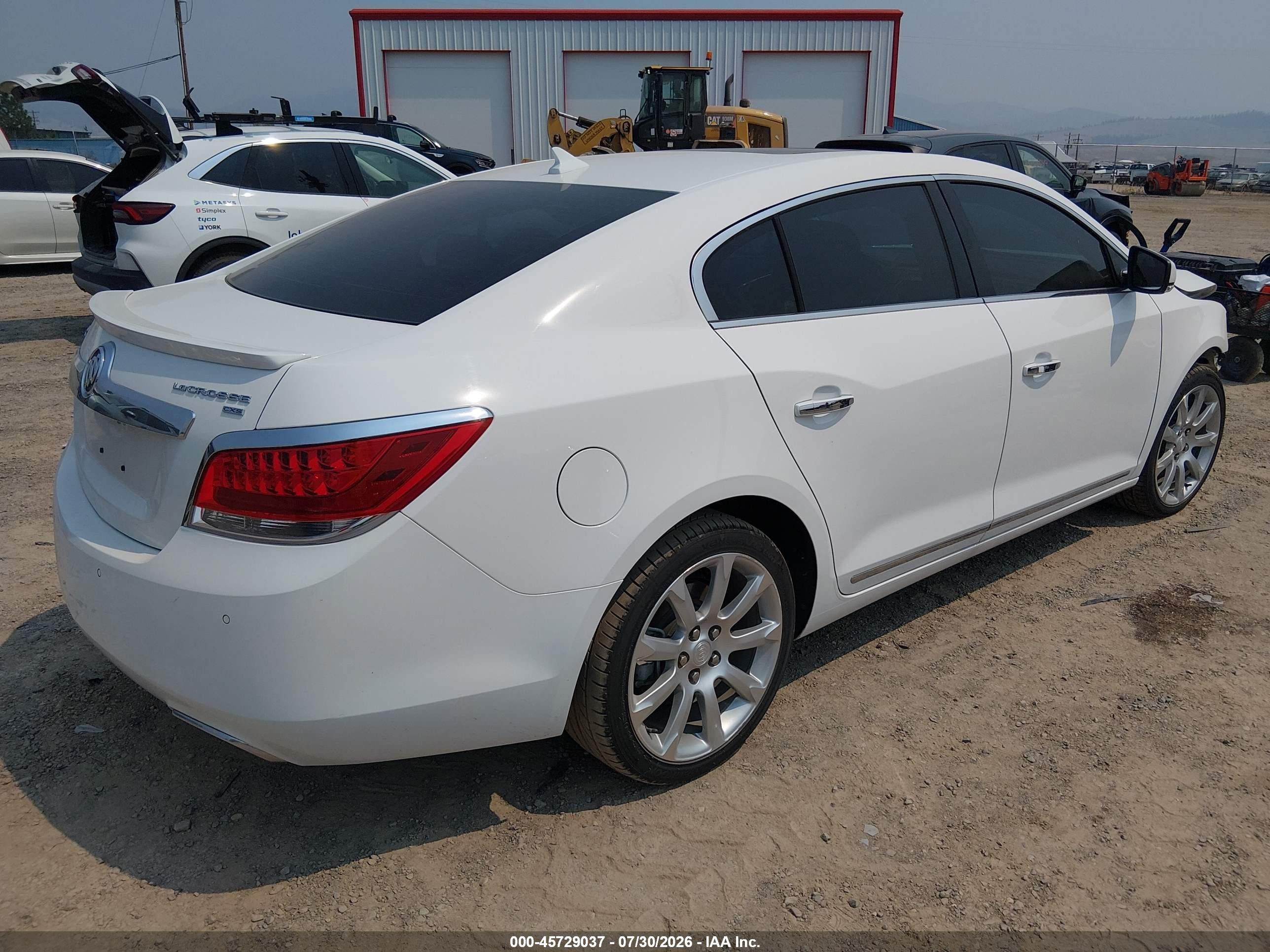 2011 Buick Lacrosse Cxs White vin: 1G4GE5ED1BF343596