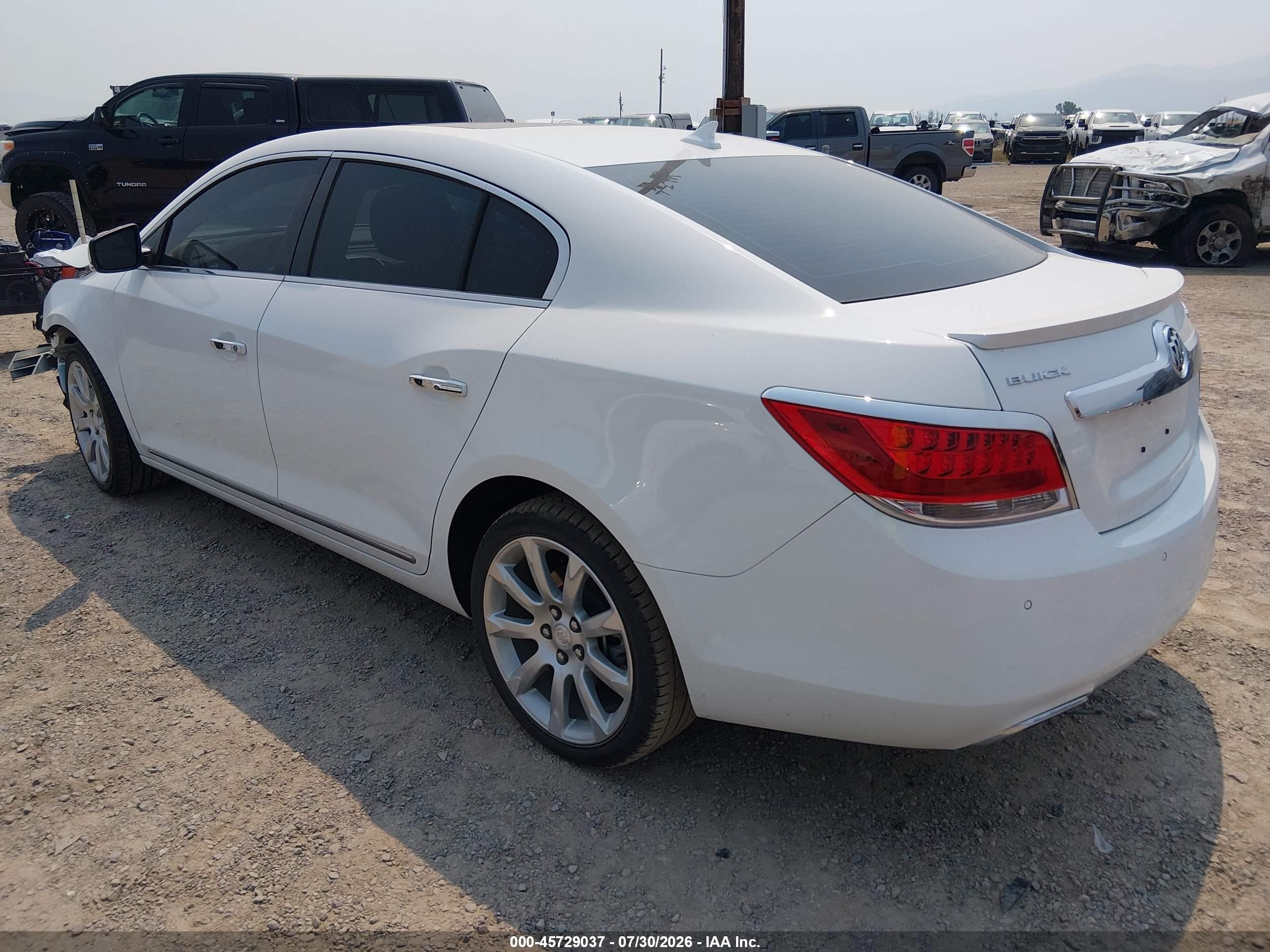2011 Buick Lacrosse Cxs White vin: 1G4GE5ED1BF343596