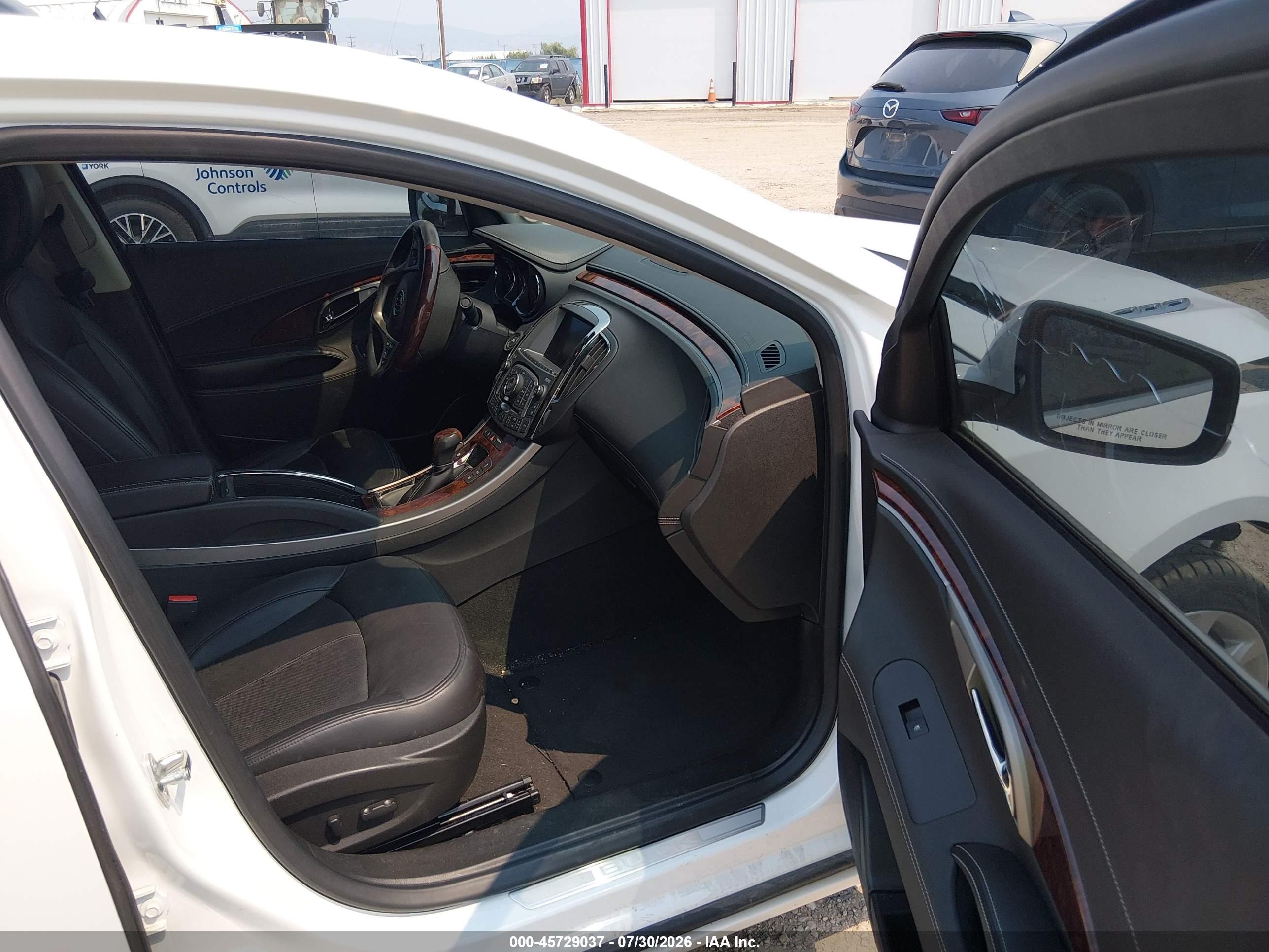 2011 Buick Lacrosse Cxs White vin: 1G4GE5ED1BF343596