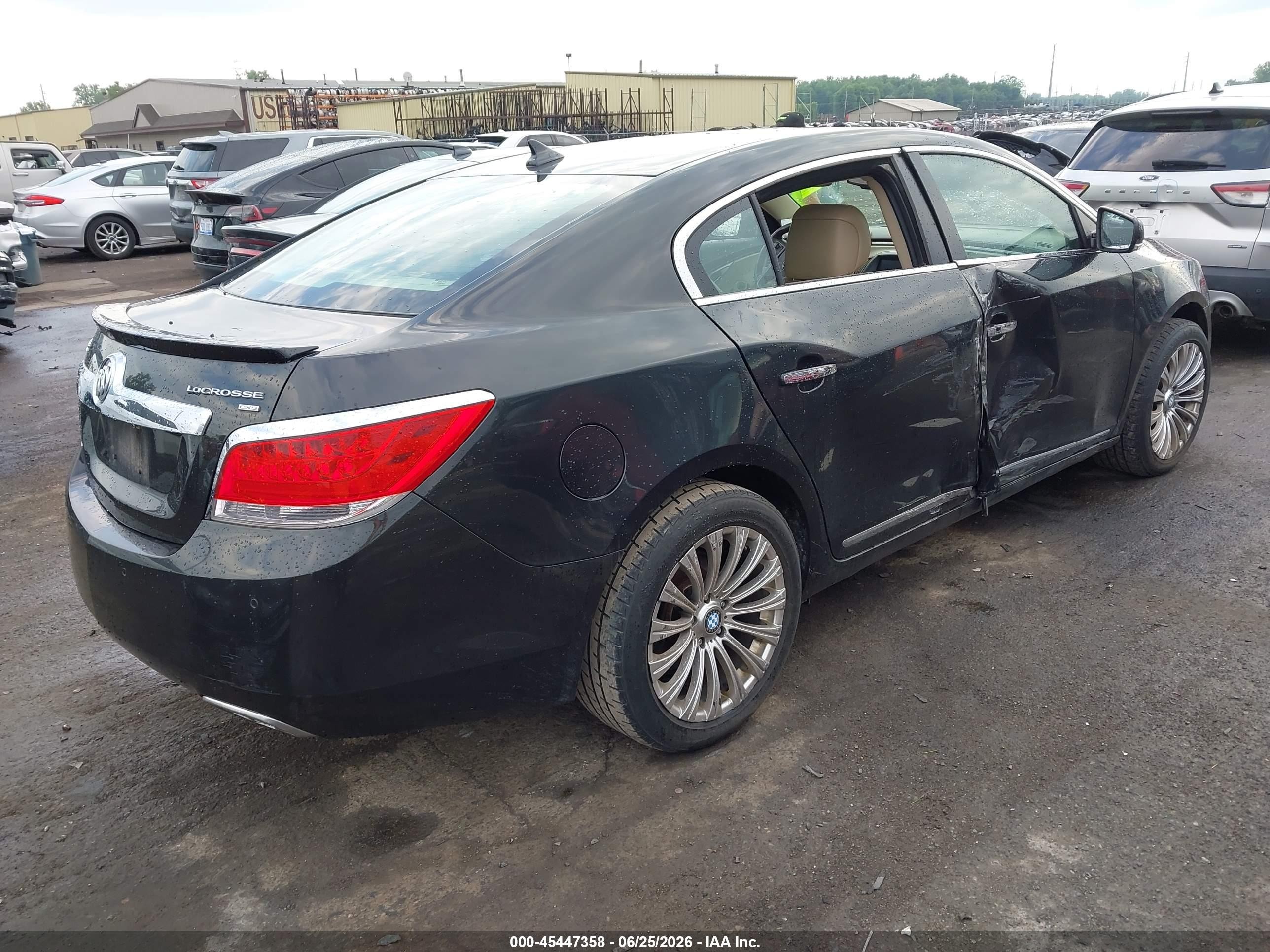 2011 Buick Lacrosse Cxs Black vin: 1G4GE5ED2BF213990