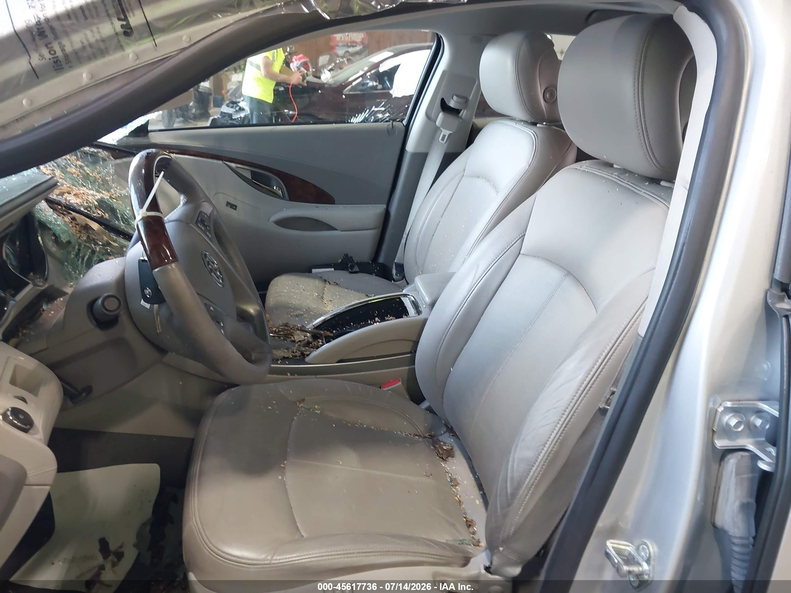 2011 Buick Lacrosse Cxs Gray vin: 1G4GE5ED2BF291573