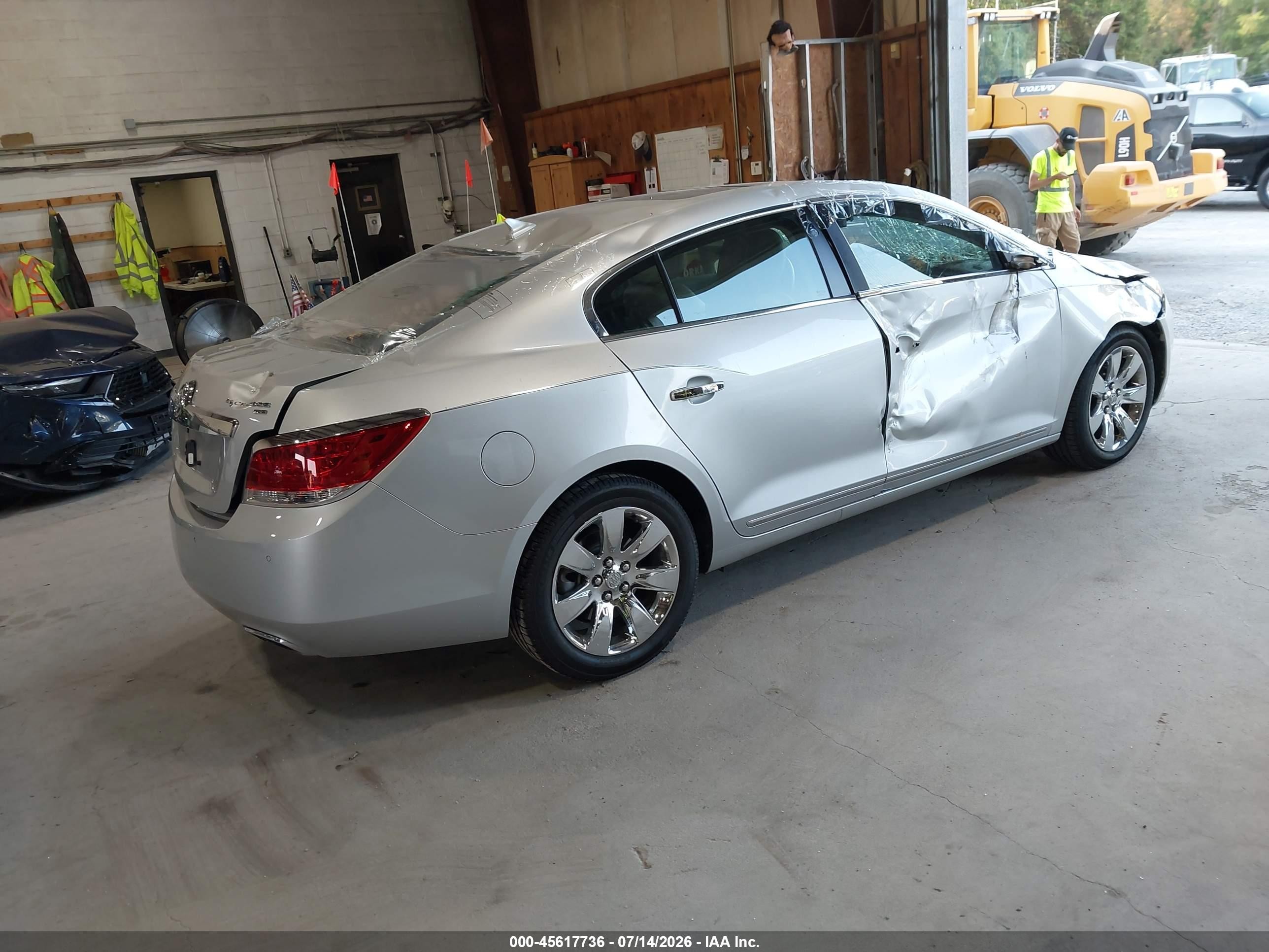 2011 Buick Lacrosse Cxs Gray vin: 1G4GE5ED2BF291573