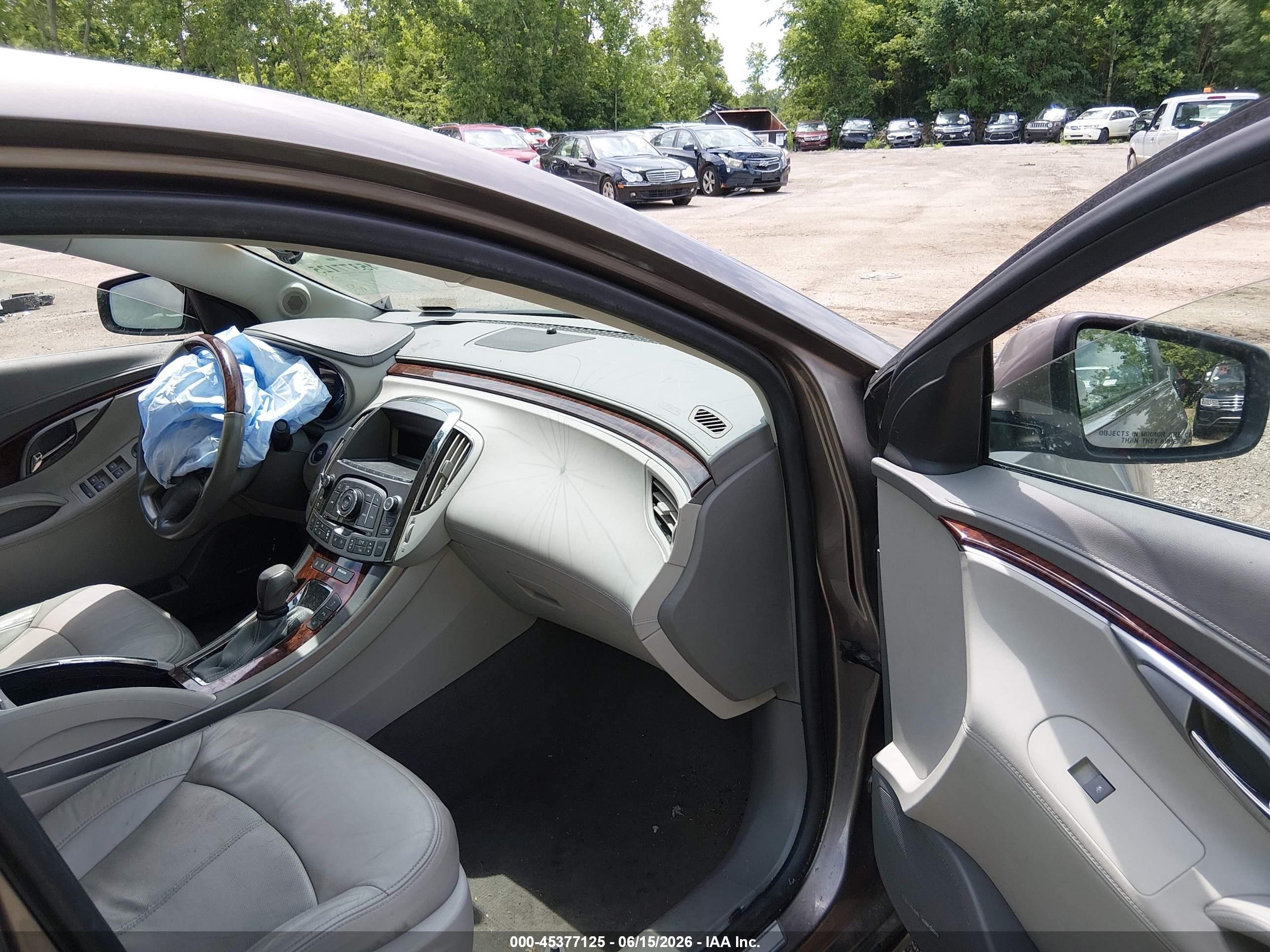 2011 Buick Lacrosse Cxs Gray vin: 1G4GE5ED2BF302622