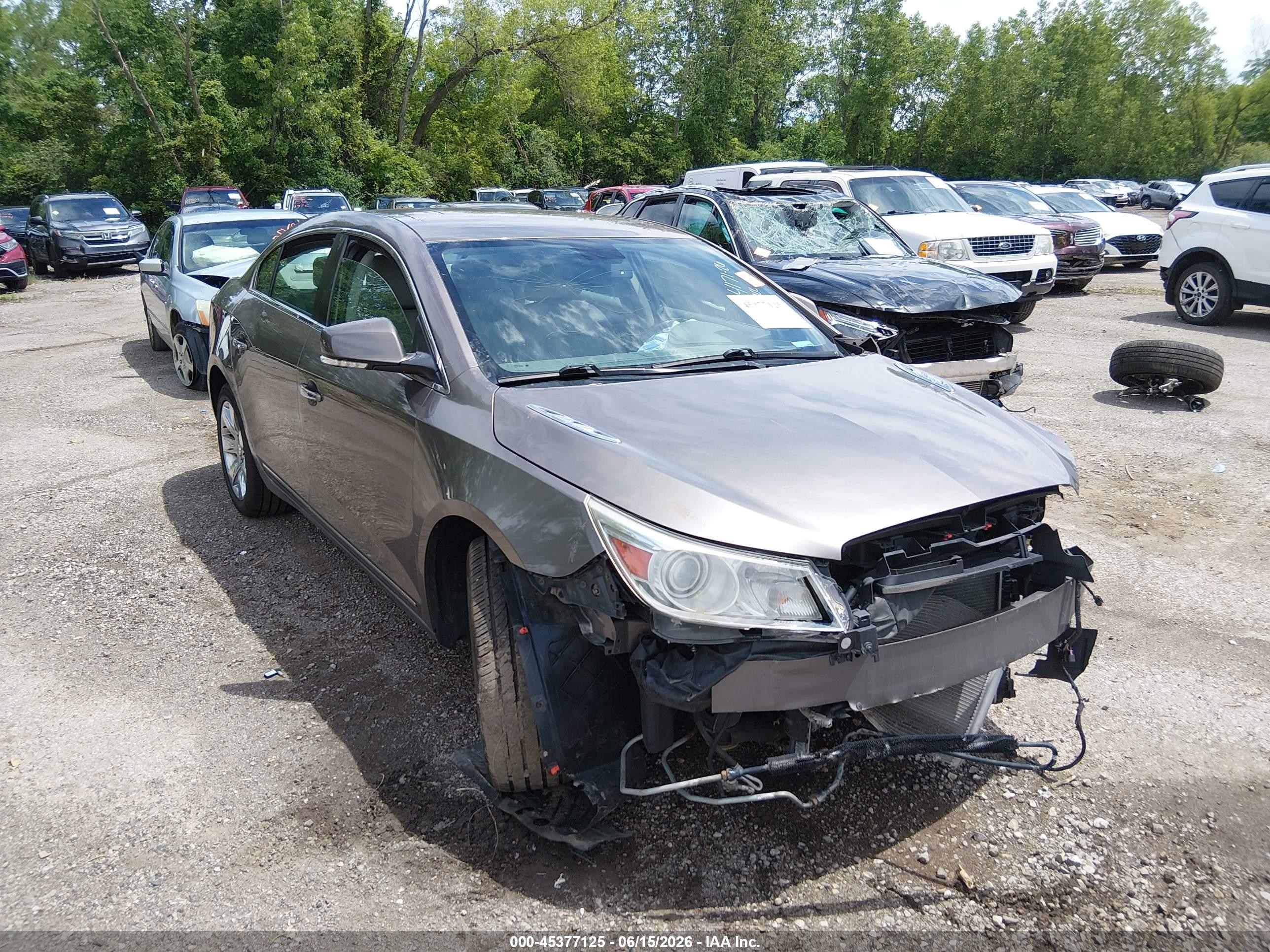 2011 Buick Lacrosse Cxs Gray vin: 1G4GE5ED2BF302622