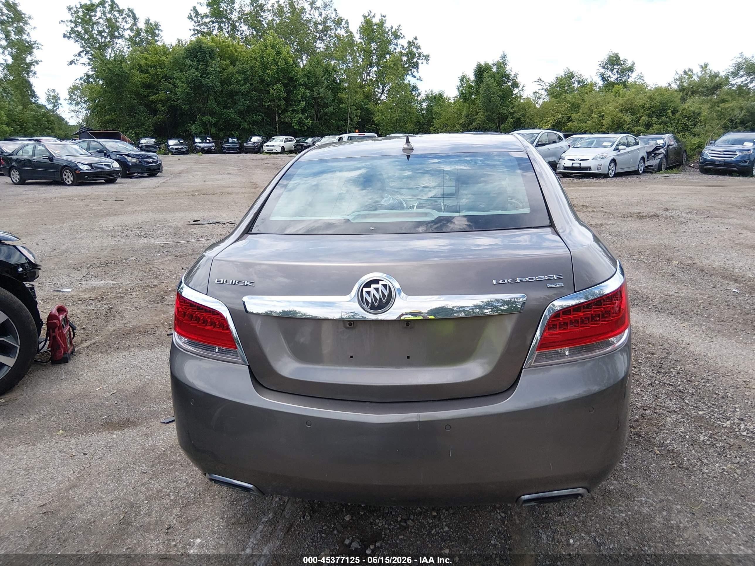 2011 Buick Lacrosse Cxs Gray vin: 1G4GE5ED2BF302622