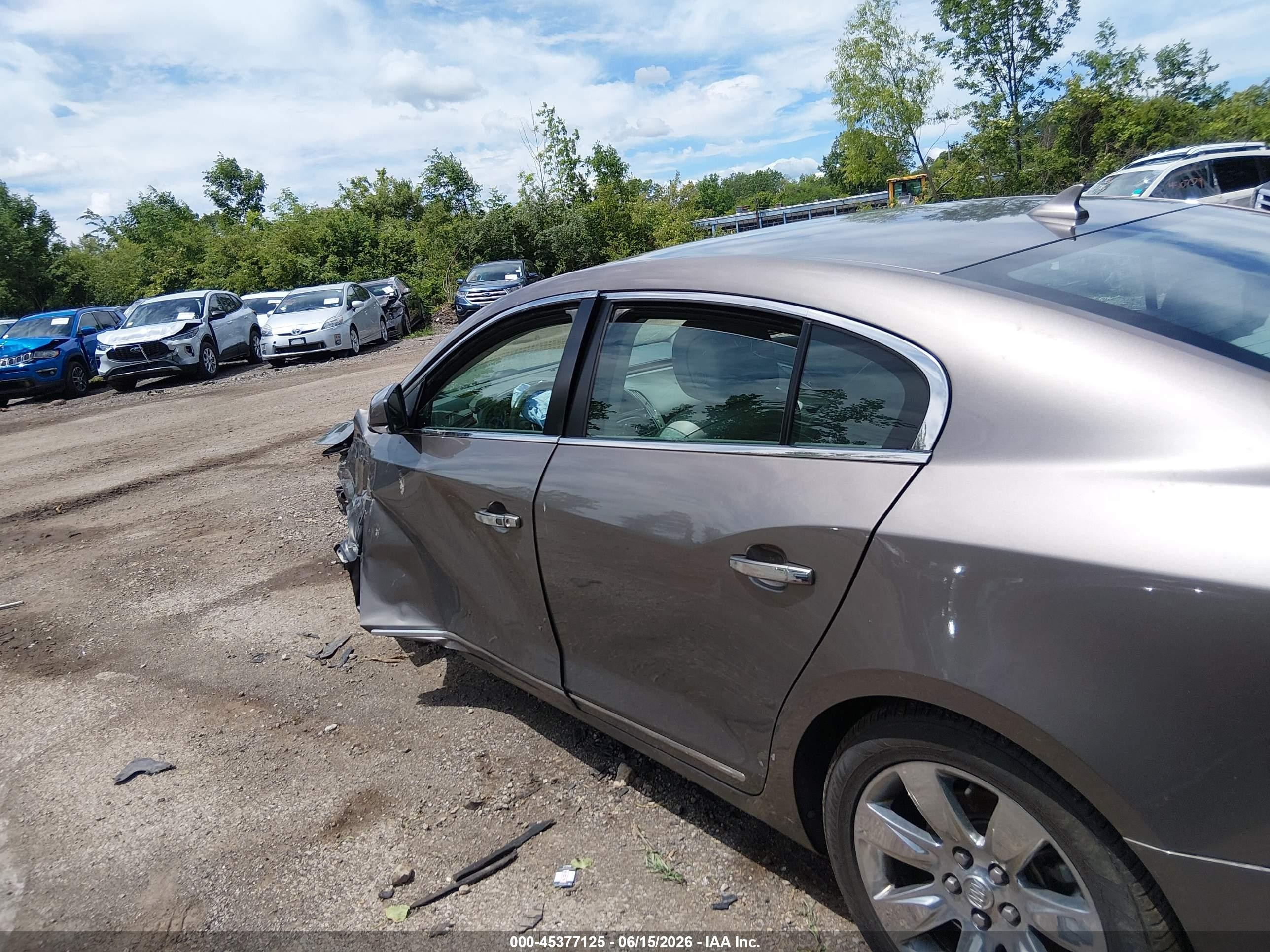 2011 Buick Lacrosse Cxs Gray vin: 1G4GE5ED2BF302622