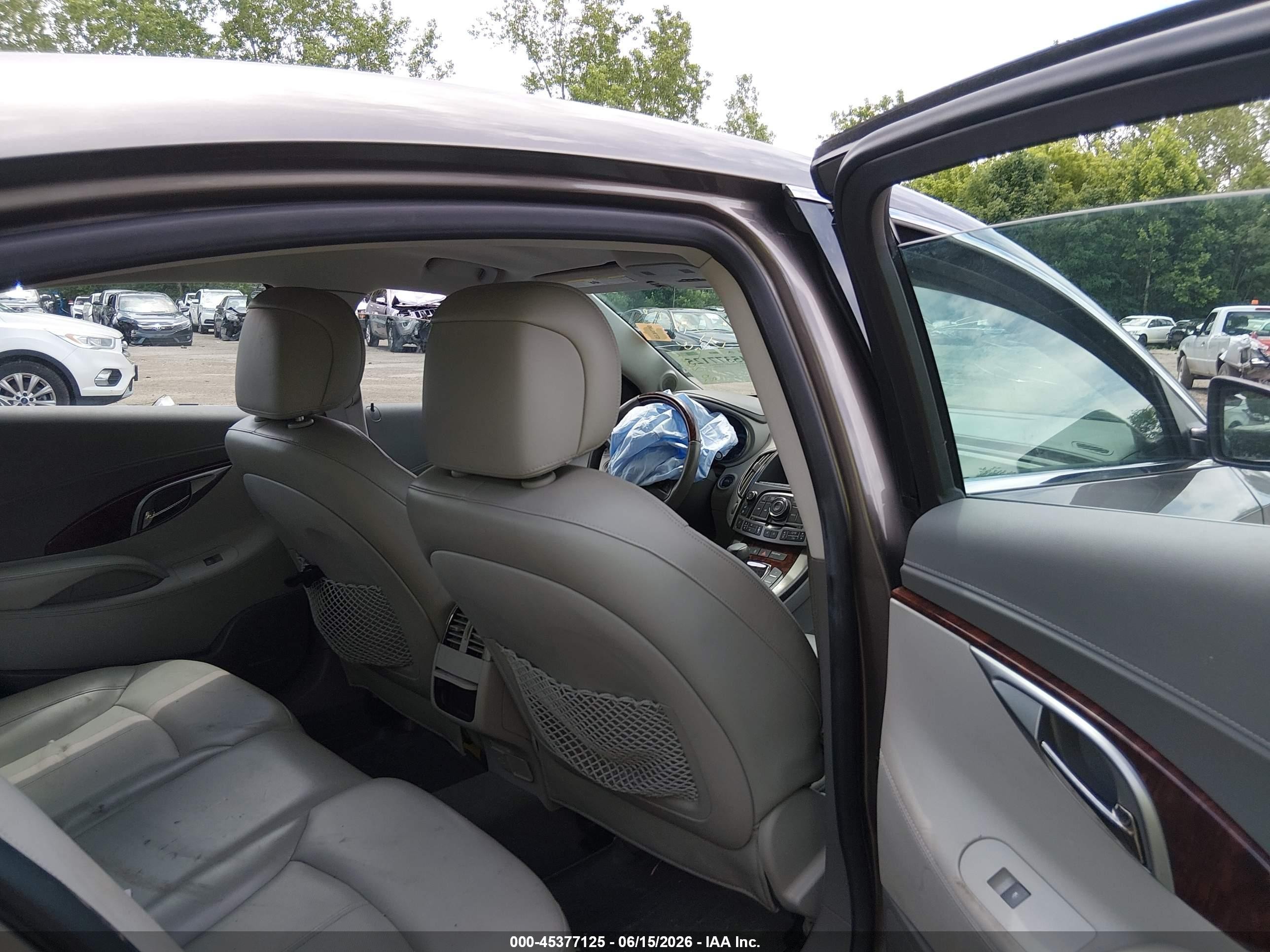 2011 Buick Lacrosse Cxs Gray vin: 1G4GE5ED2BF302622