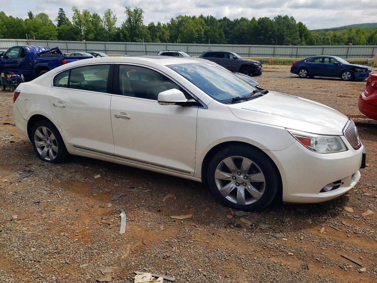 2011 Buick Lacrosse Cxs White vin: 1G4GE5ED3BF232838