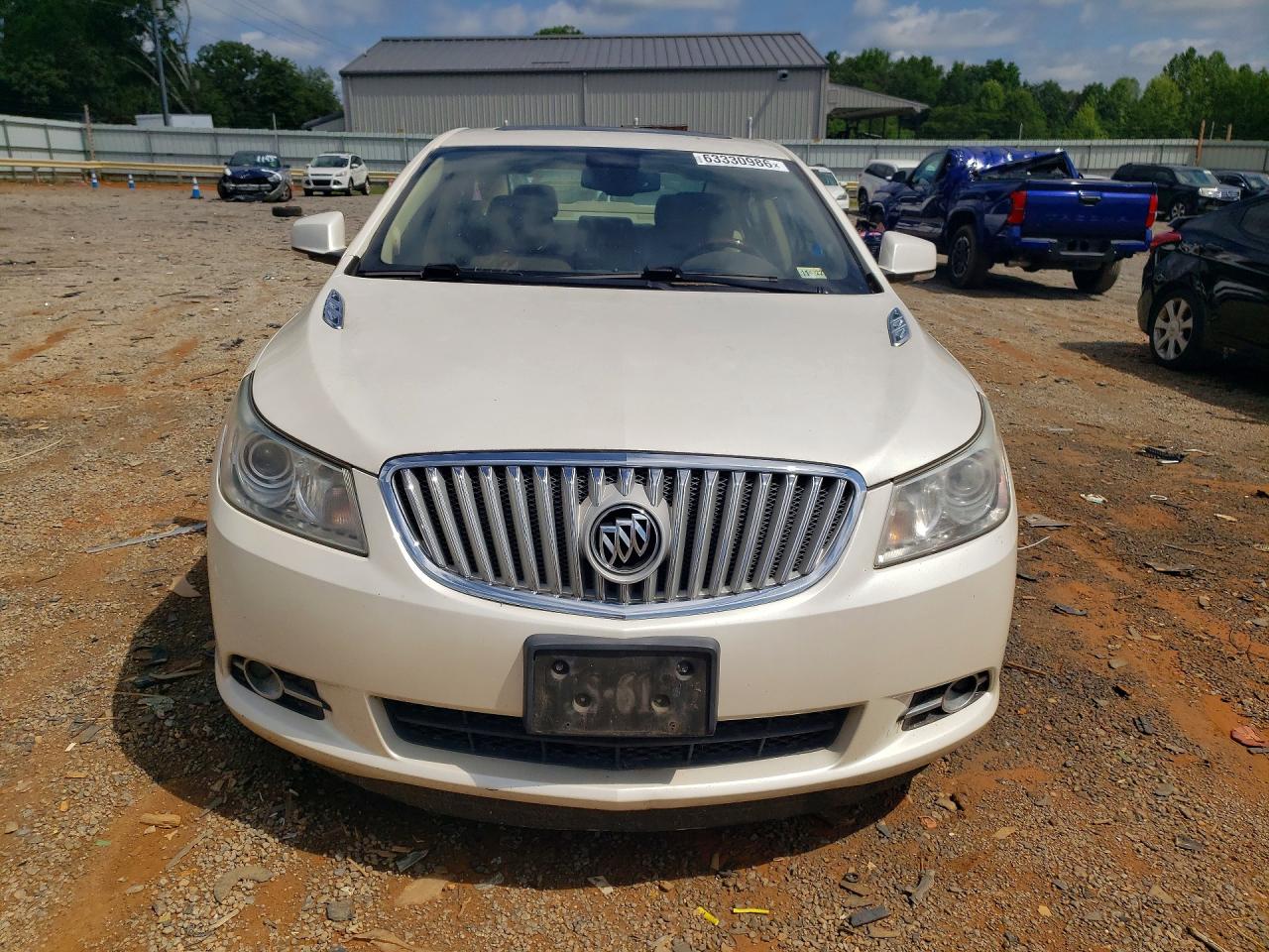 2011 Buick Lacrosse Cxs White vin: 1G4GE5ED3BF232838