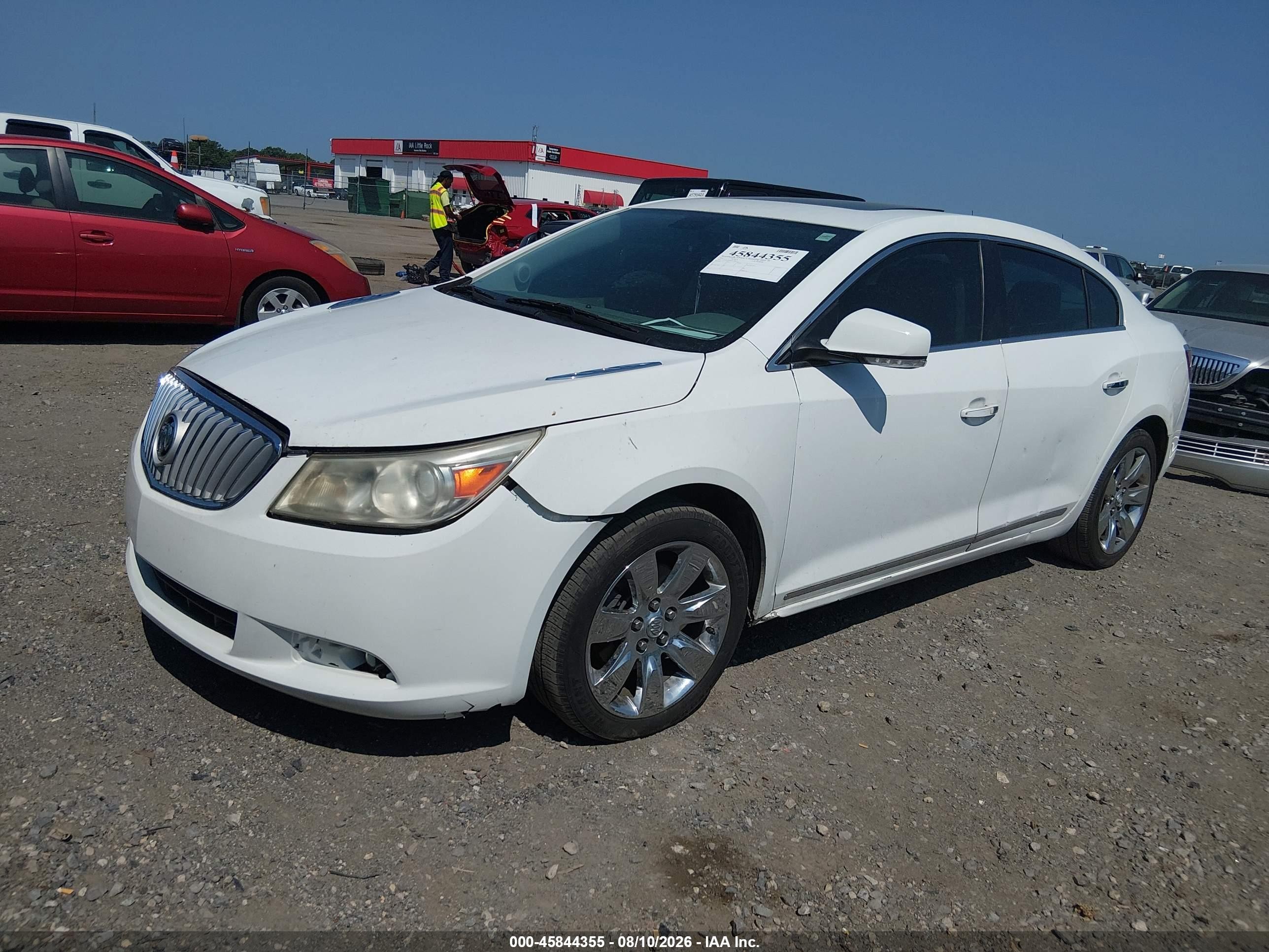 2011 Buick Lacrosse Cxs White vin: 1G4GE5ED4BF108819