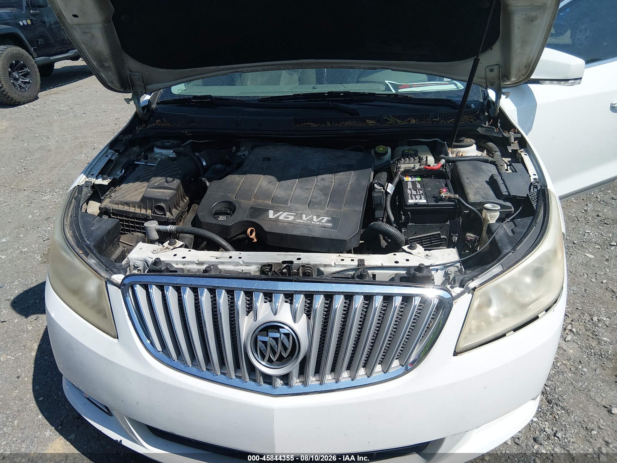 2011 Buick Lacrosse Cxs White vin: 1G4GE5ED4BF108819