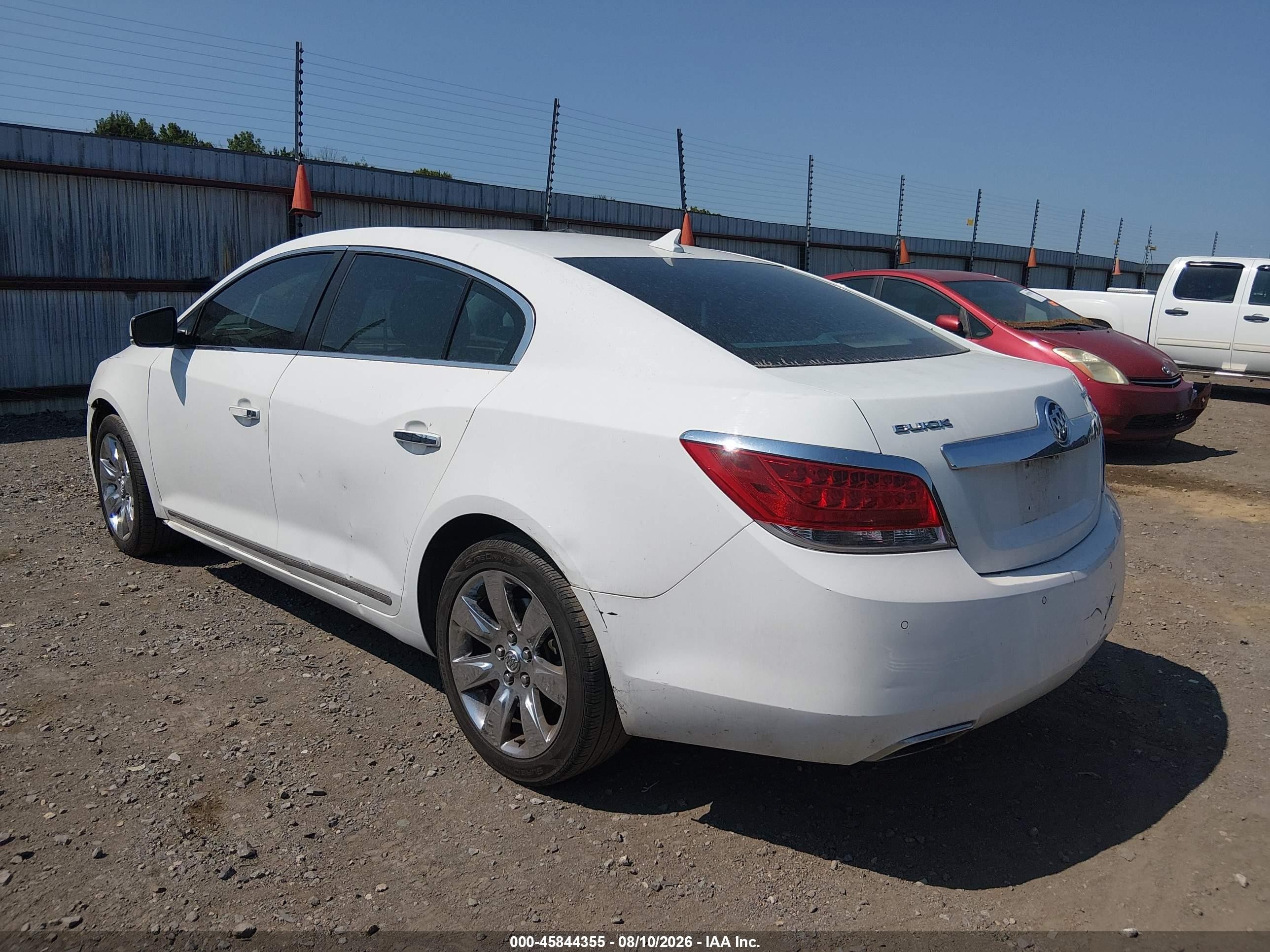 2011 Buick Lacrosse Cxs White vin: 1G4GE5ED4BF108819