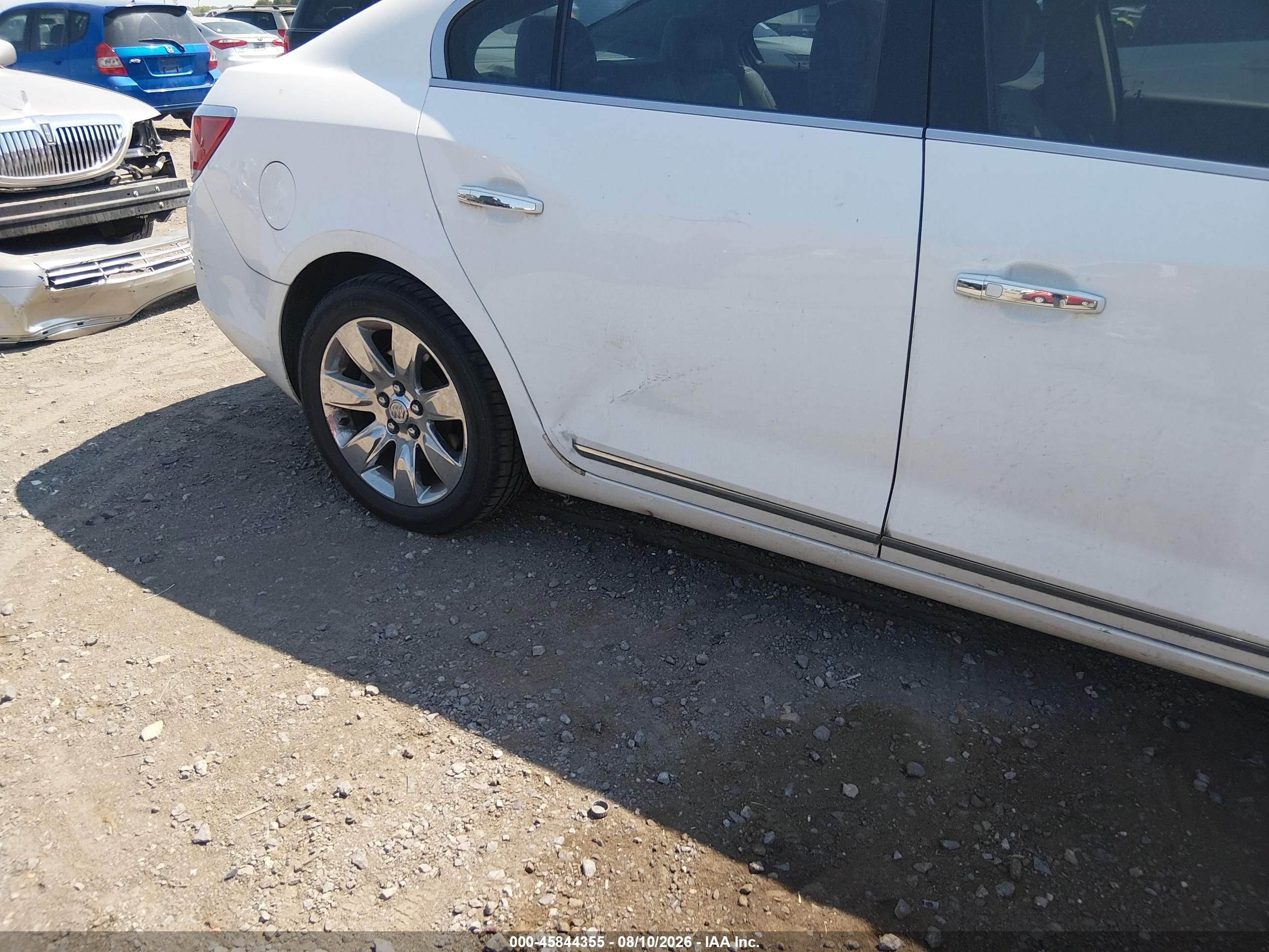 2011 Buick Lacrosse Cxs White vin: 1G4GE5ED4BF108819