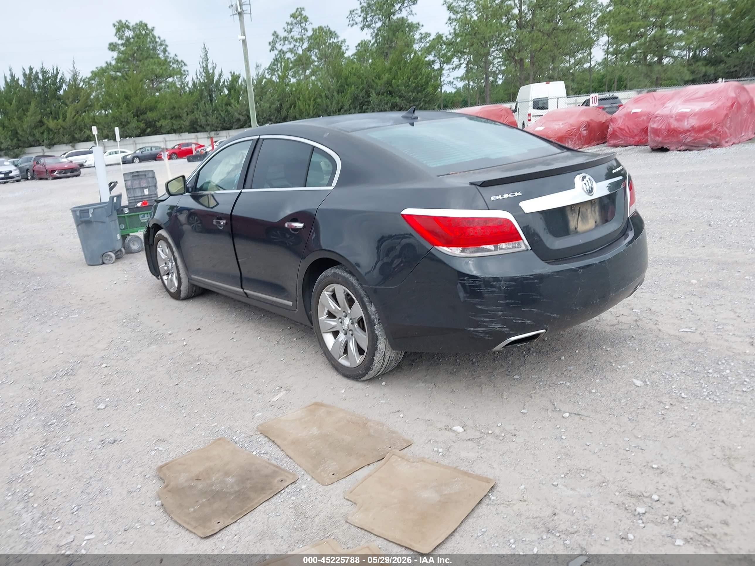 2011 Buick Lacrosse Cxs Gray vin: 1G4GE5ED4BF173914