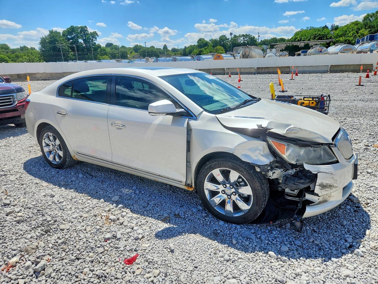 2011 Buick Lacrosse Cxs White vin: 1G4GE5ED4BF367262