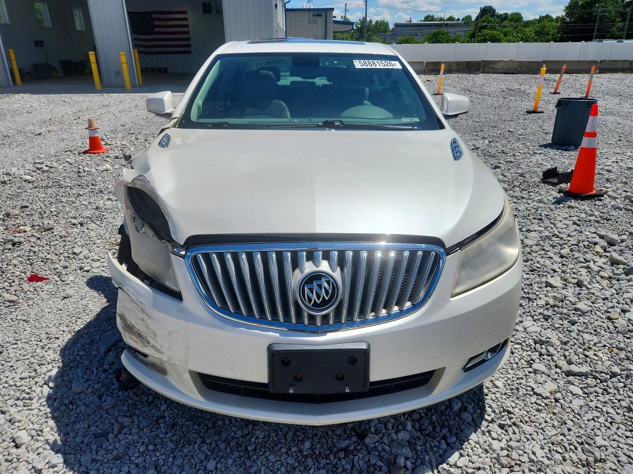 2011 Buick Lacrosse Cxs White vin: 1G4GE5ED4BF367262