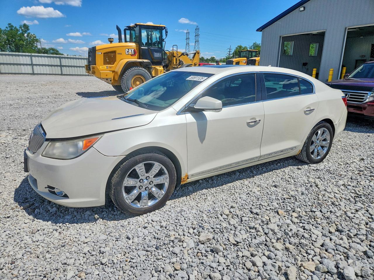 2011 Buick Lacrosse Cxs White vin: 1G4GE5ED4BF367262