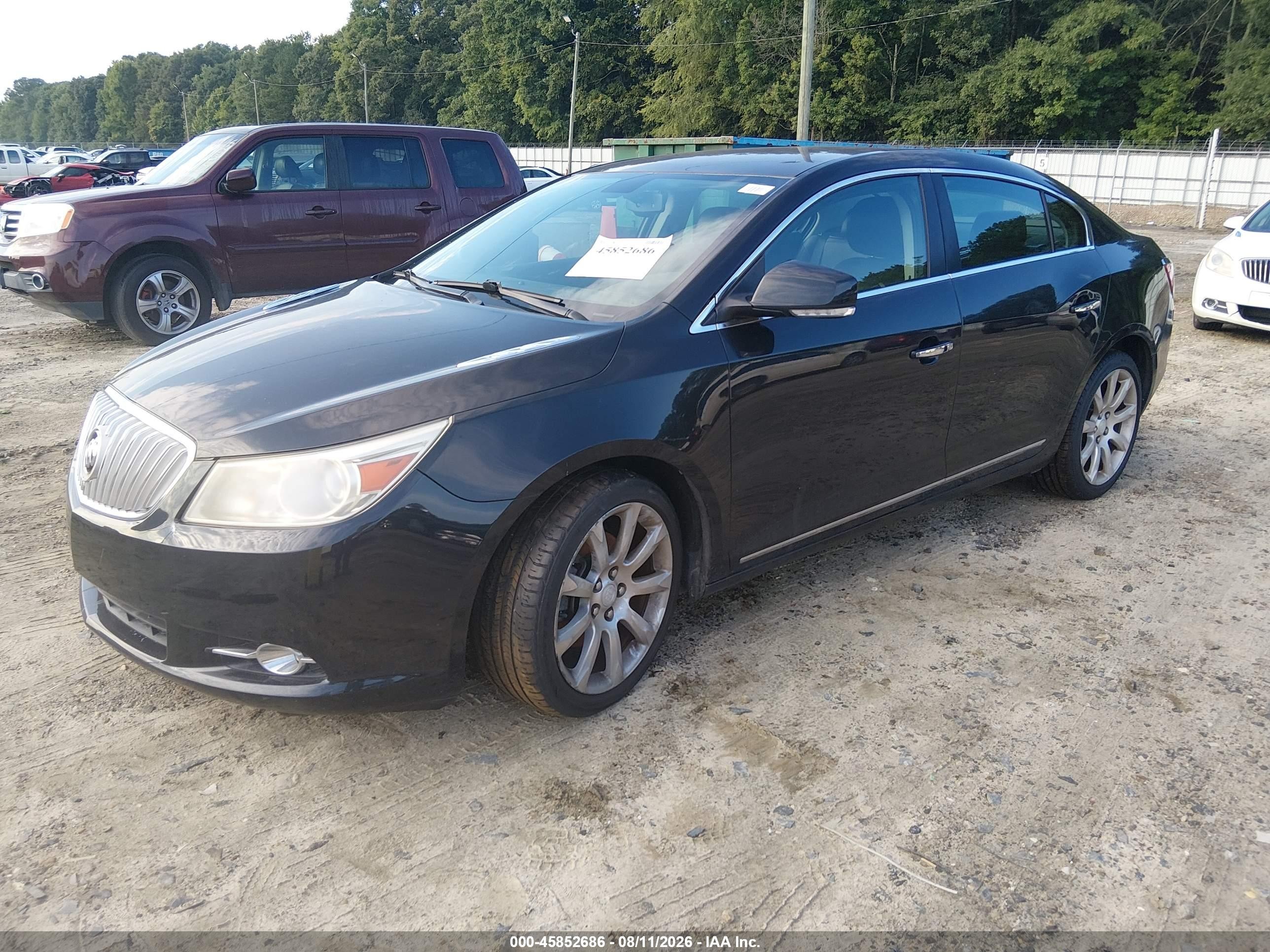 2011 Buick Lacrosse Cxs Черный vin: 1G4GE5ED5BF218181