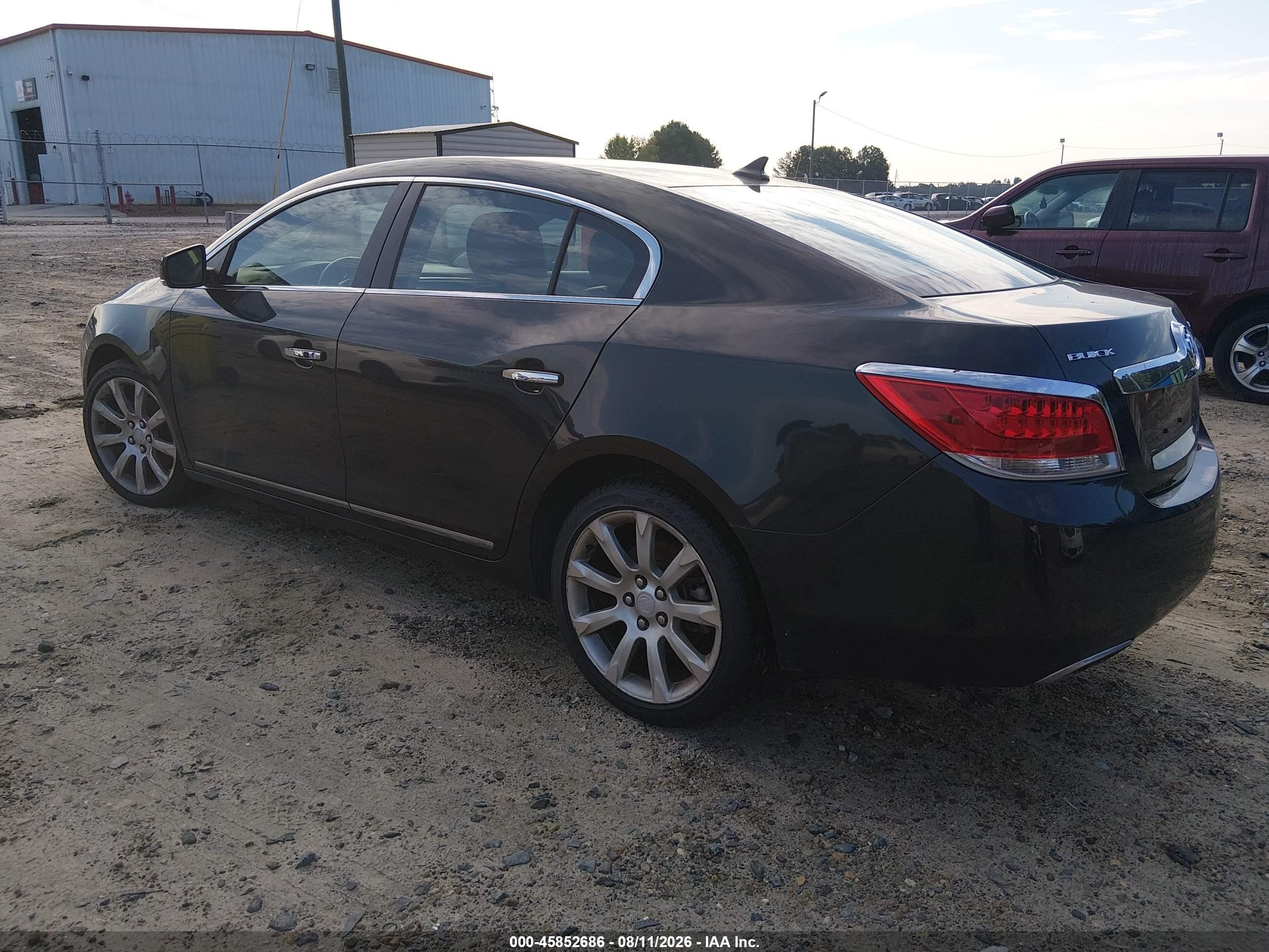 2011 Buick Lacrosse Cxs Черный vin: 1G4GE5ED5BF218181
