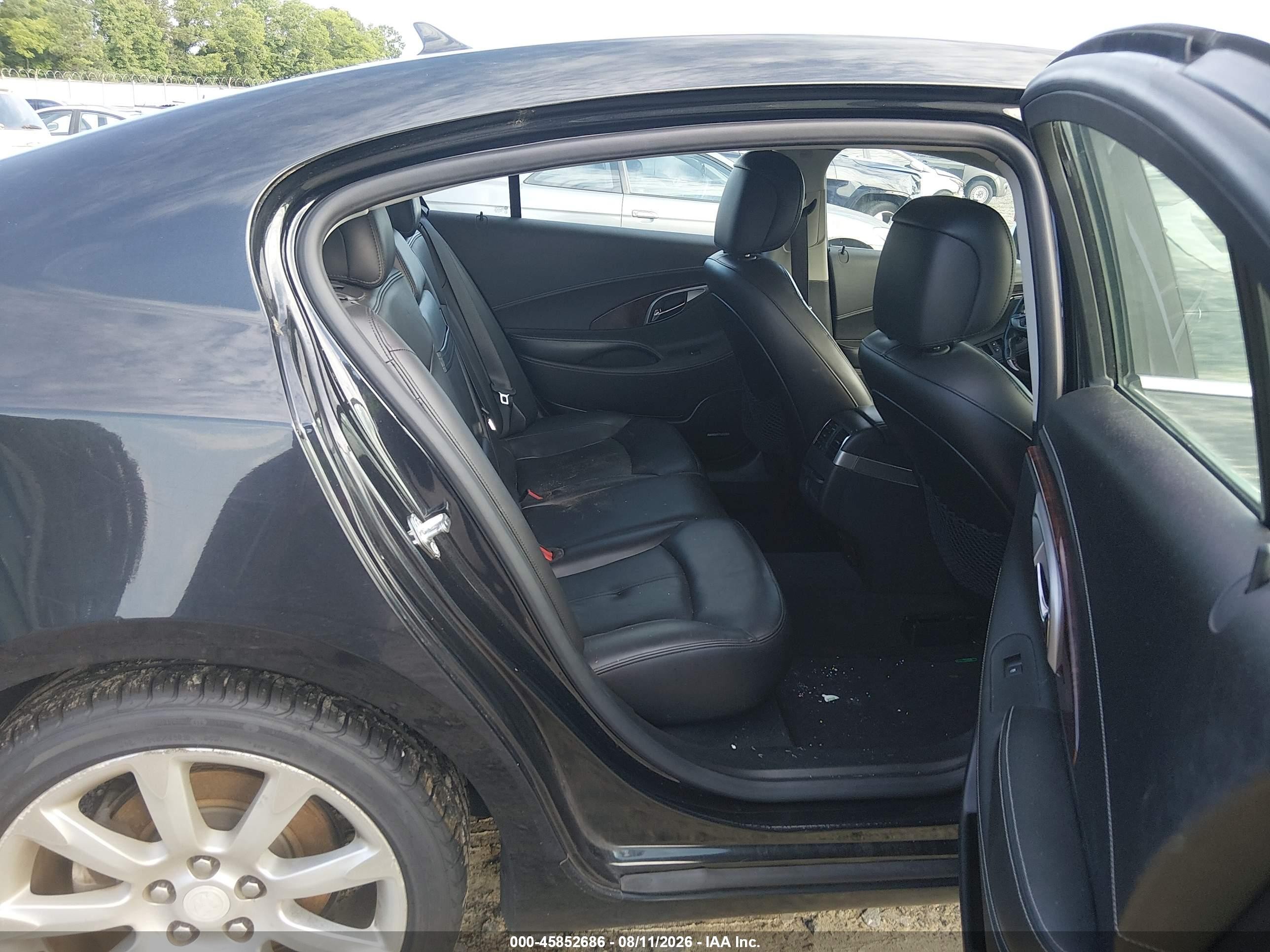 2011 Buick Lacrosse Cxs Черный vin: 1G4GE5ED5BF218181