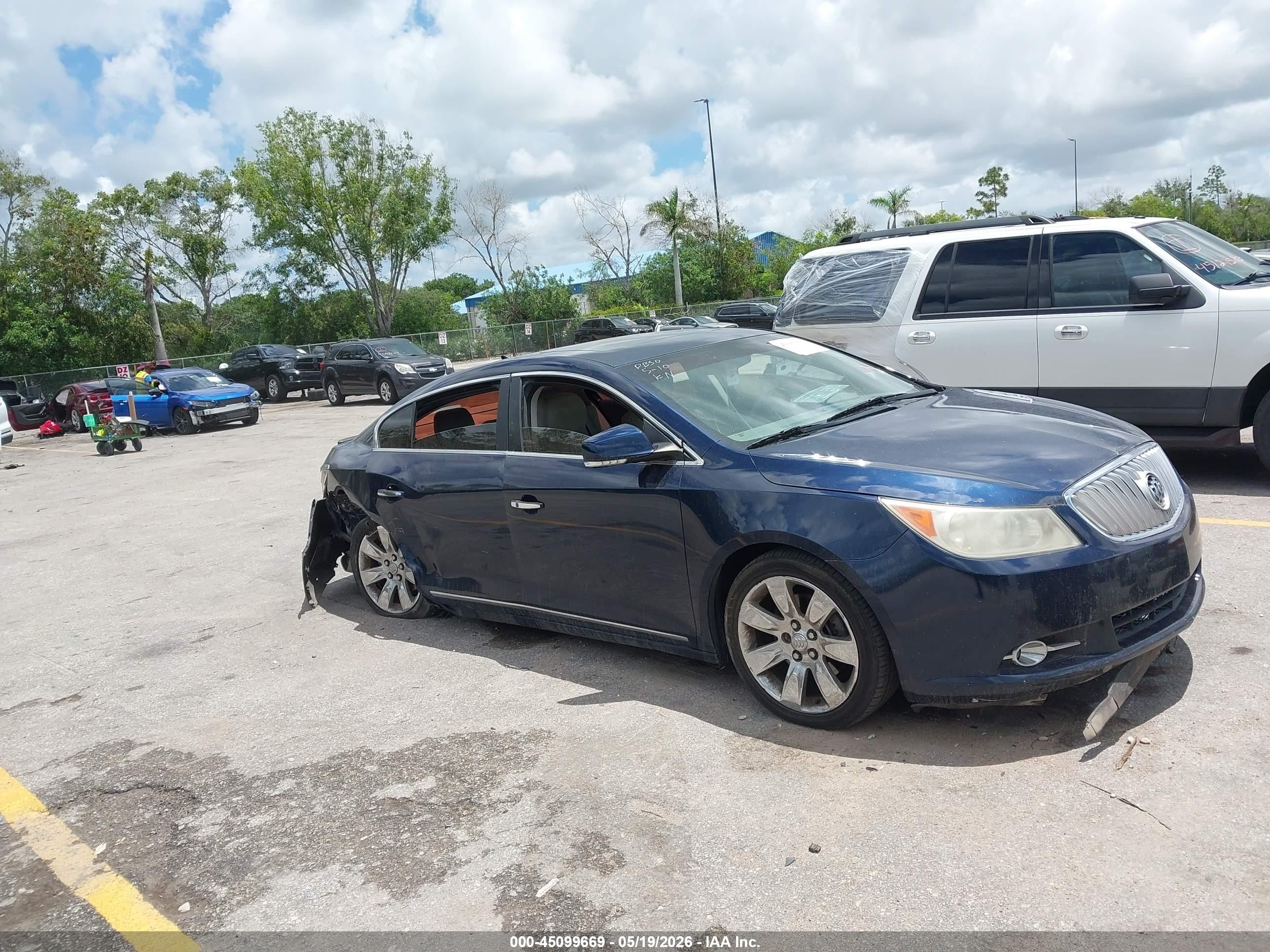 2011 Buick Lacrosse Cxs Navy vin: 1G4GE5ED5BF278333
