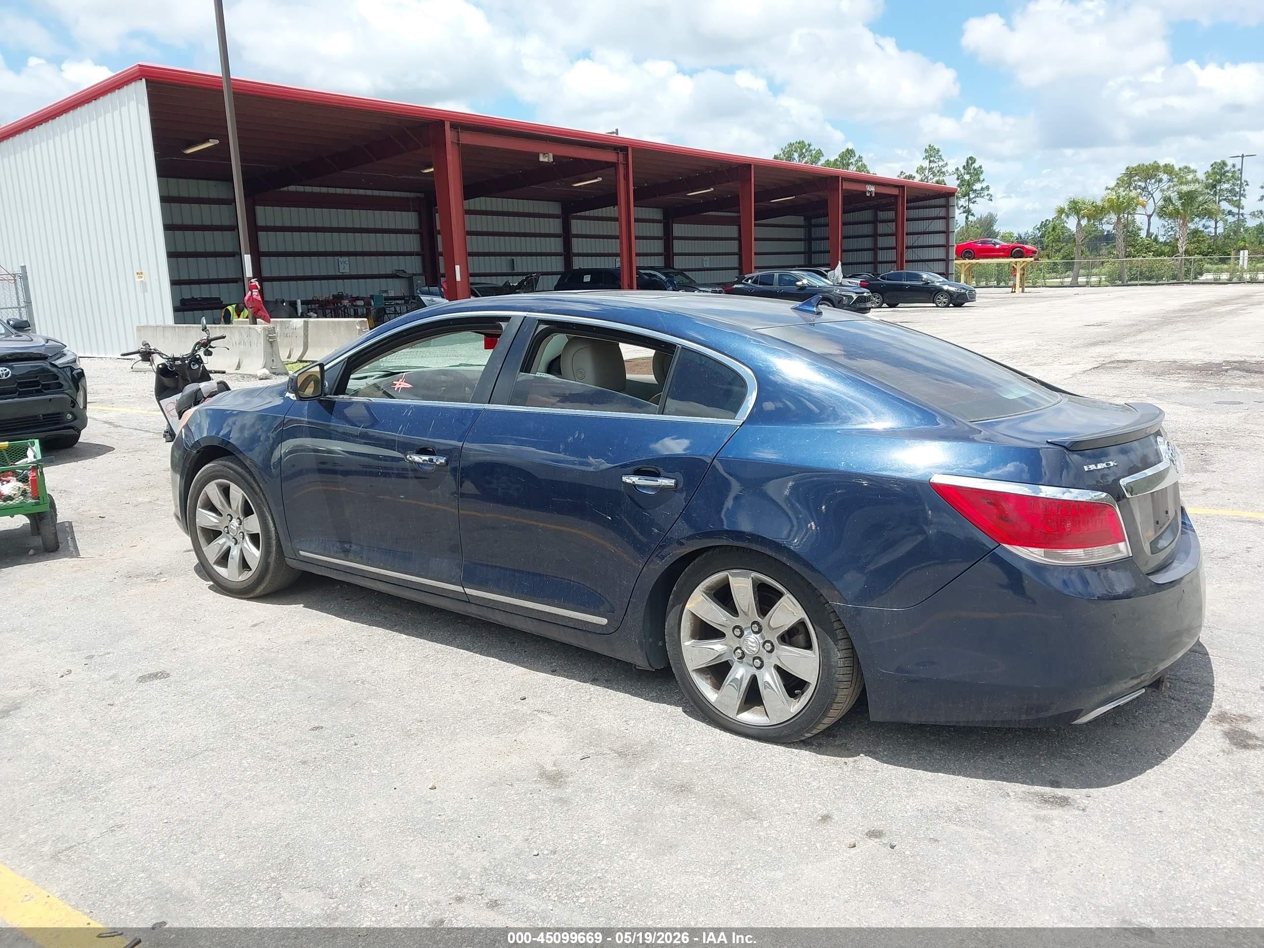 2011 Buick Lacrosse Cxs Navy vin: 1G4GE5ED5BF278333