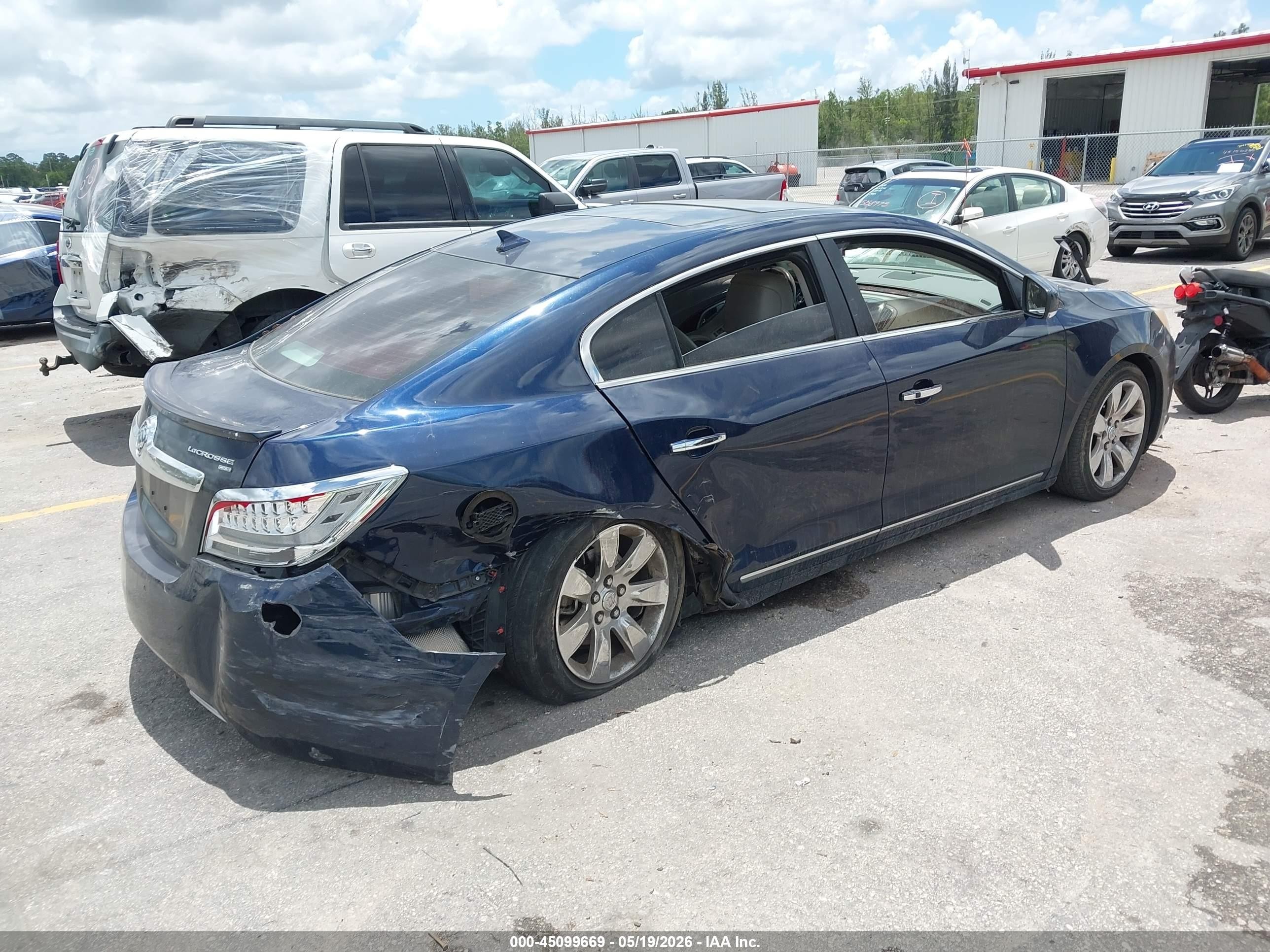 2011 Buick Lacrosse Cxs Navy vin: 1G4GE5ED5BF278333