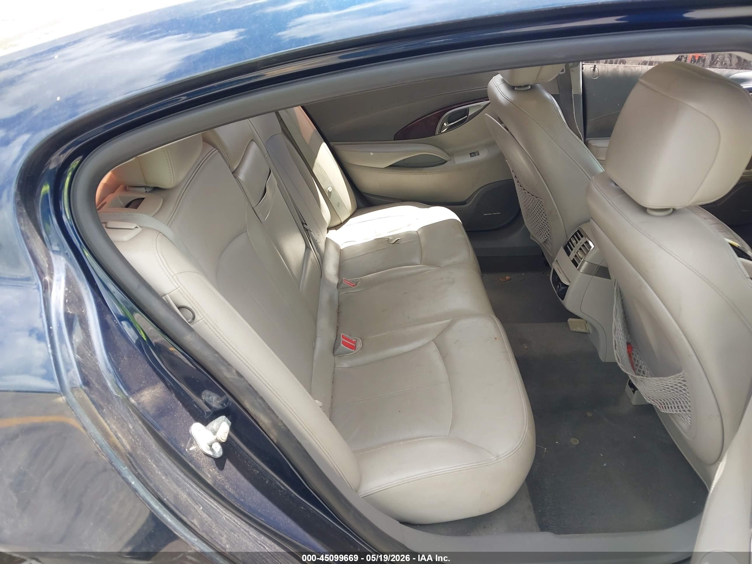 2011 Buick Lacrosse Cxs Navy vin: 1G4GE5ED5BF278333