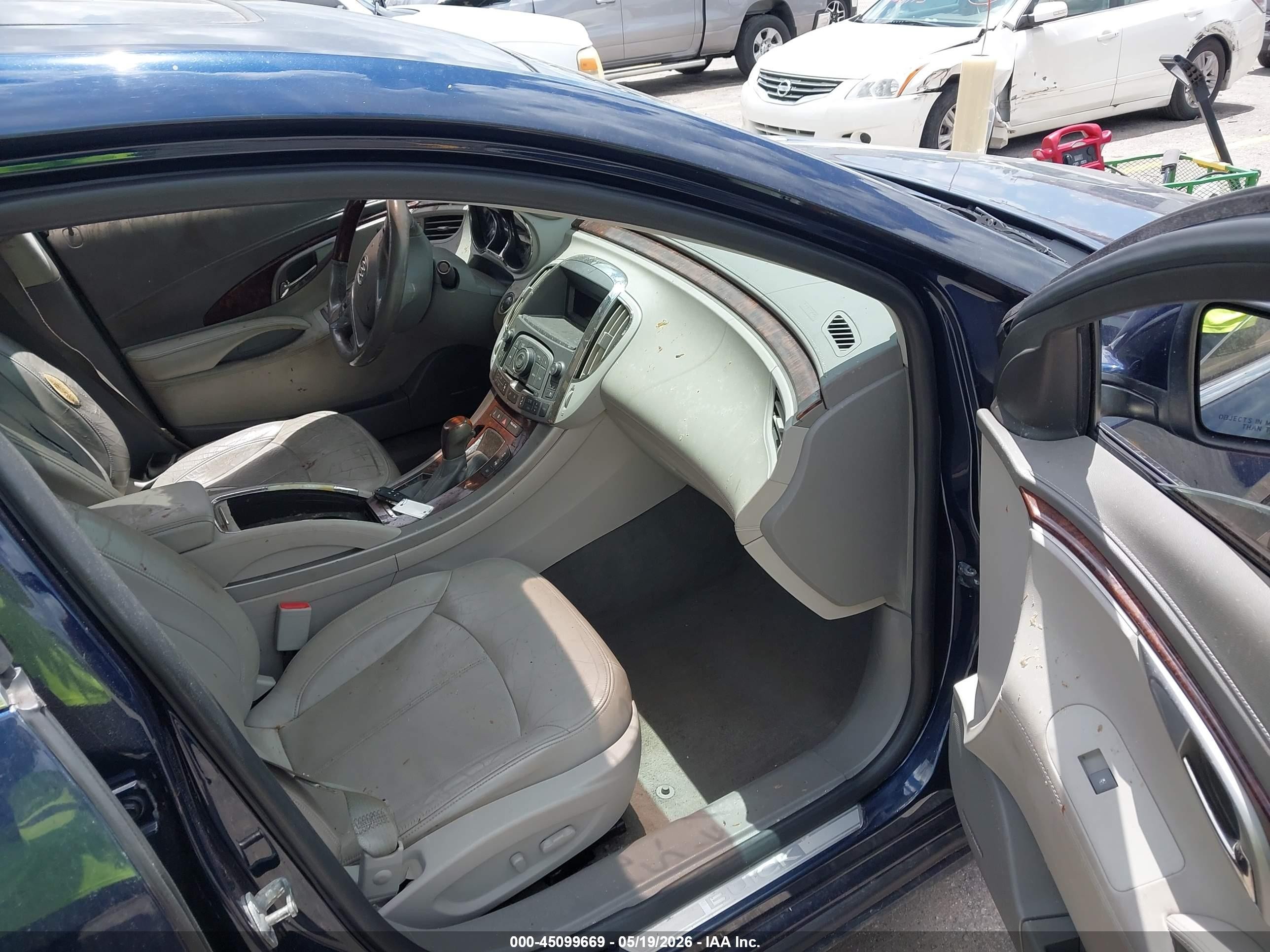 2011 Buick Lacrosse Cxs Navy vin: 1G4GE5ED5BF278333