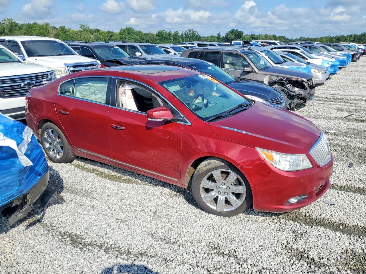2011 Buick Lacrosse Cxs Burgundy vin: 1G4GE5ED5BF314313