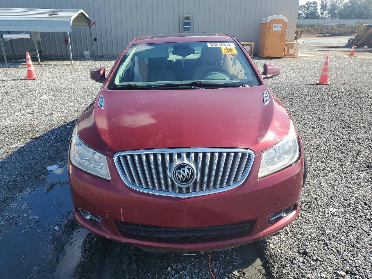 2011 Buick Lacrosse Cxs Burgundy vin: 1G4GE5ED5BF314313