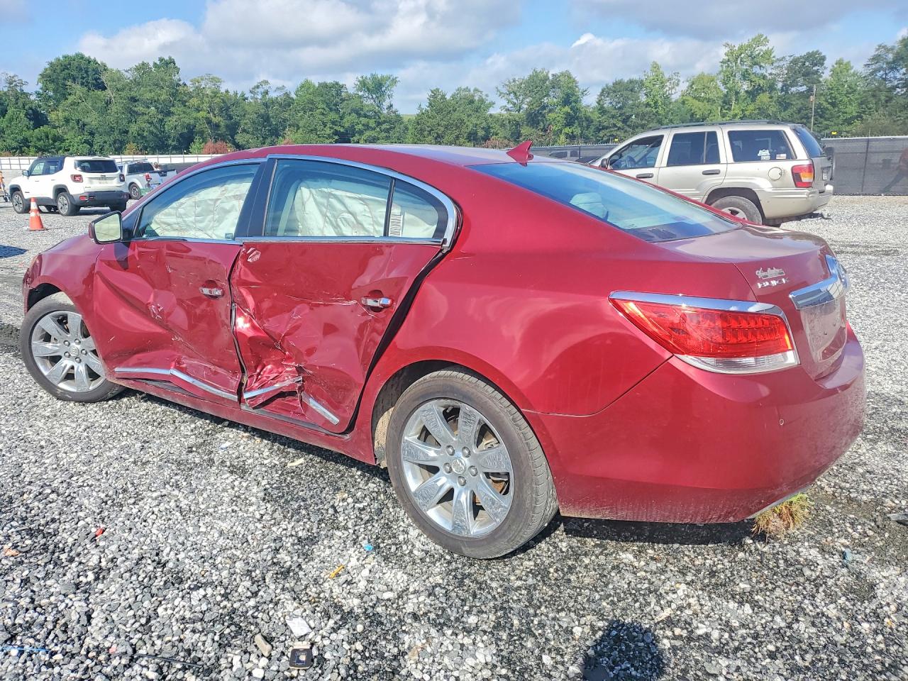 2011 Buick Lacrosse Cxs Burgundy vin: 1G4GE5ED5BF314313