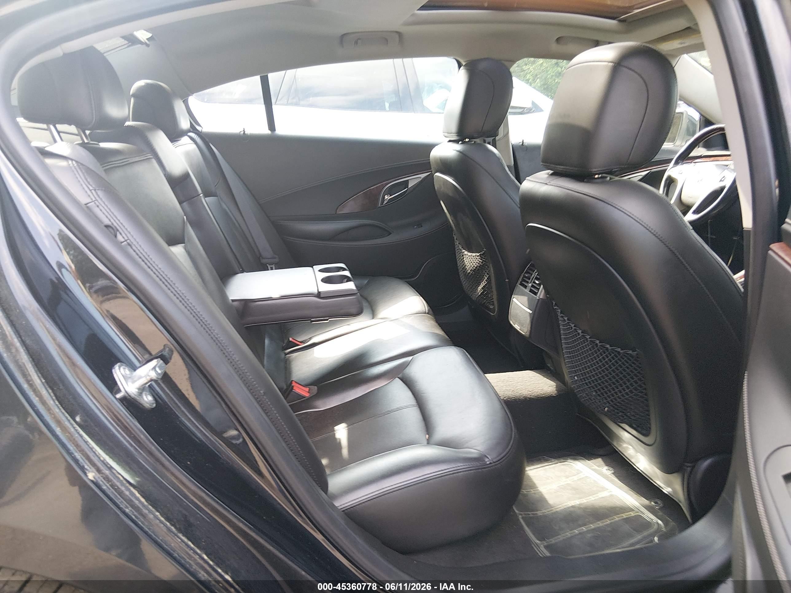 2011 Buick Lacrosse Cxs Black vin: 1G4GE5ED5BF360062